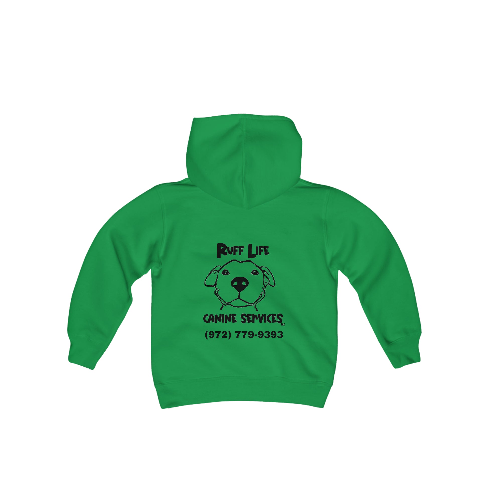 Ruff Life Canine Service - Logo 2 - Youth Sweatshirt - Finleys Online