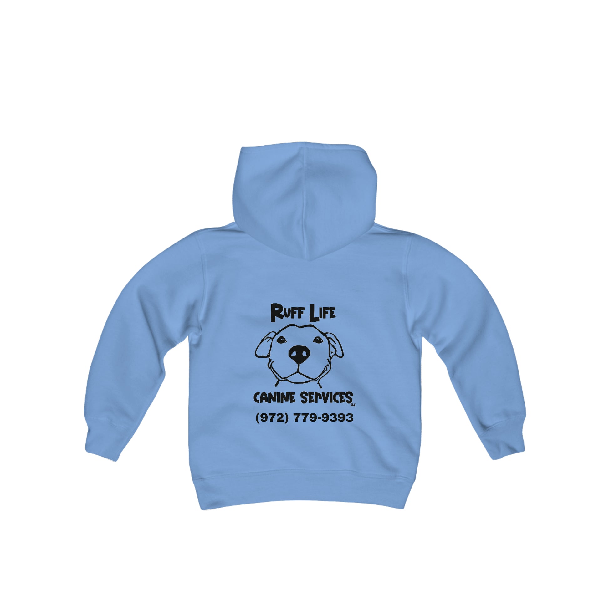 Ruff Life Canine Service - Logo 2 - Youth Sweatshirt - Finleys Online