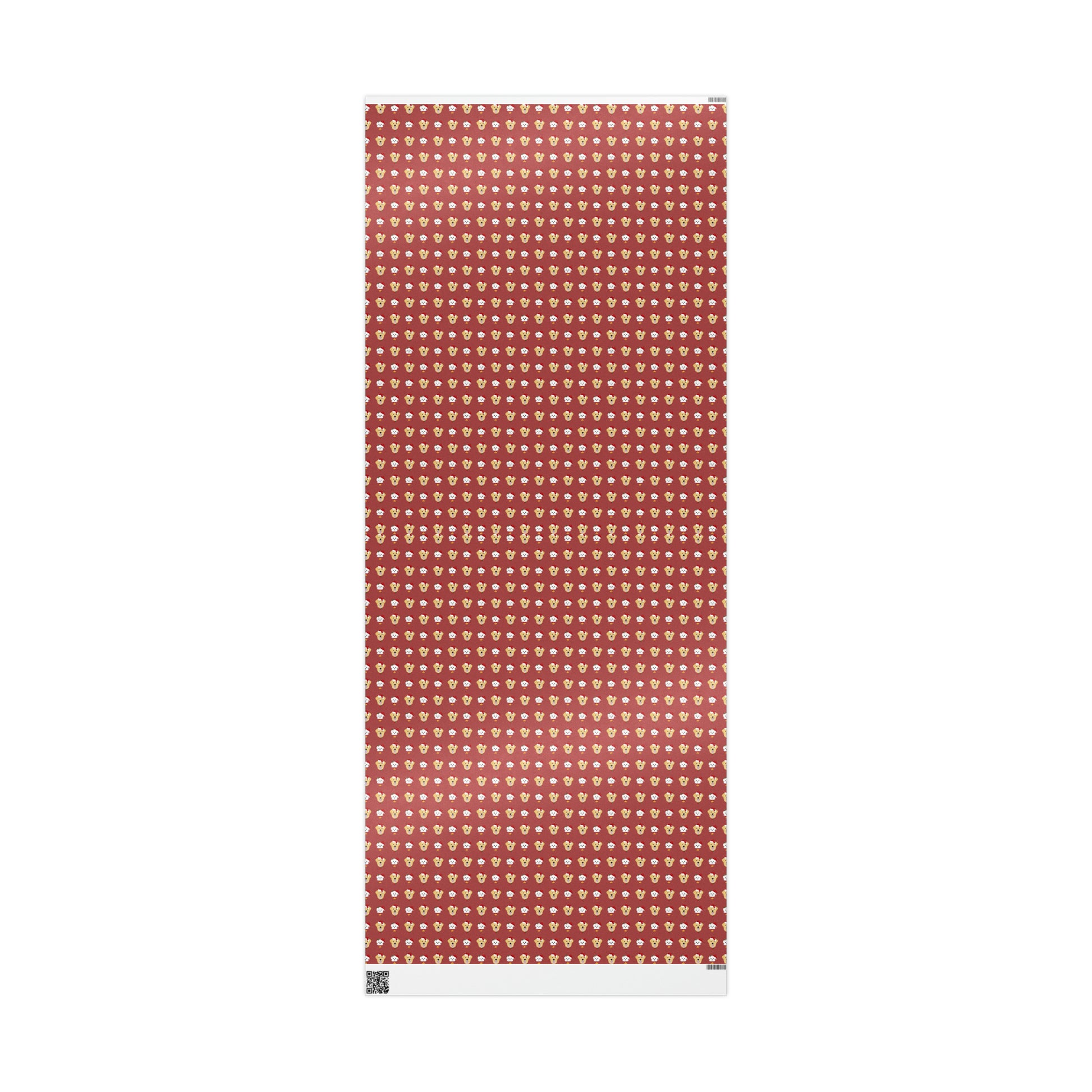 Golden Retriever & Maltipoo Holiday Wrapping Paper - Red - Finleys Online