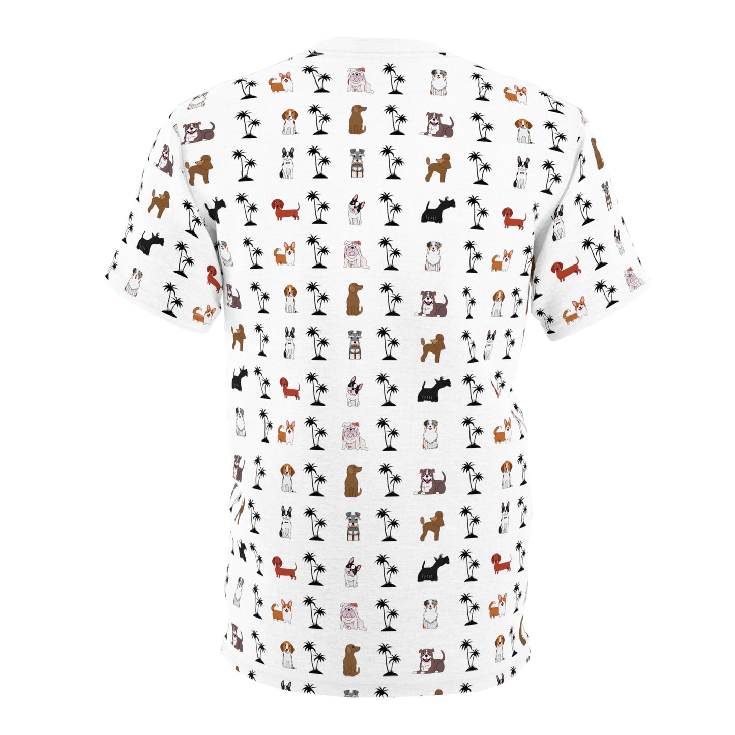 All Dogs and Palms Unisex Cut & Sew Tee - Clearance - Finleys Online