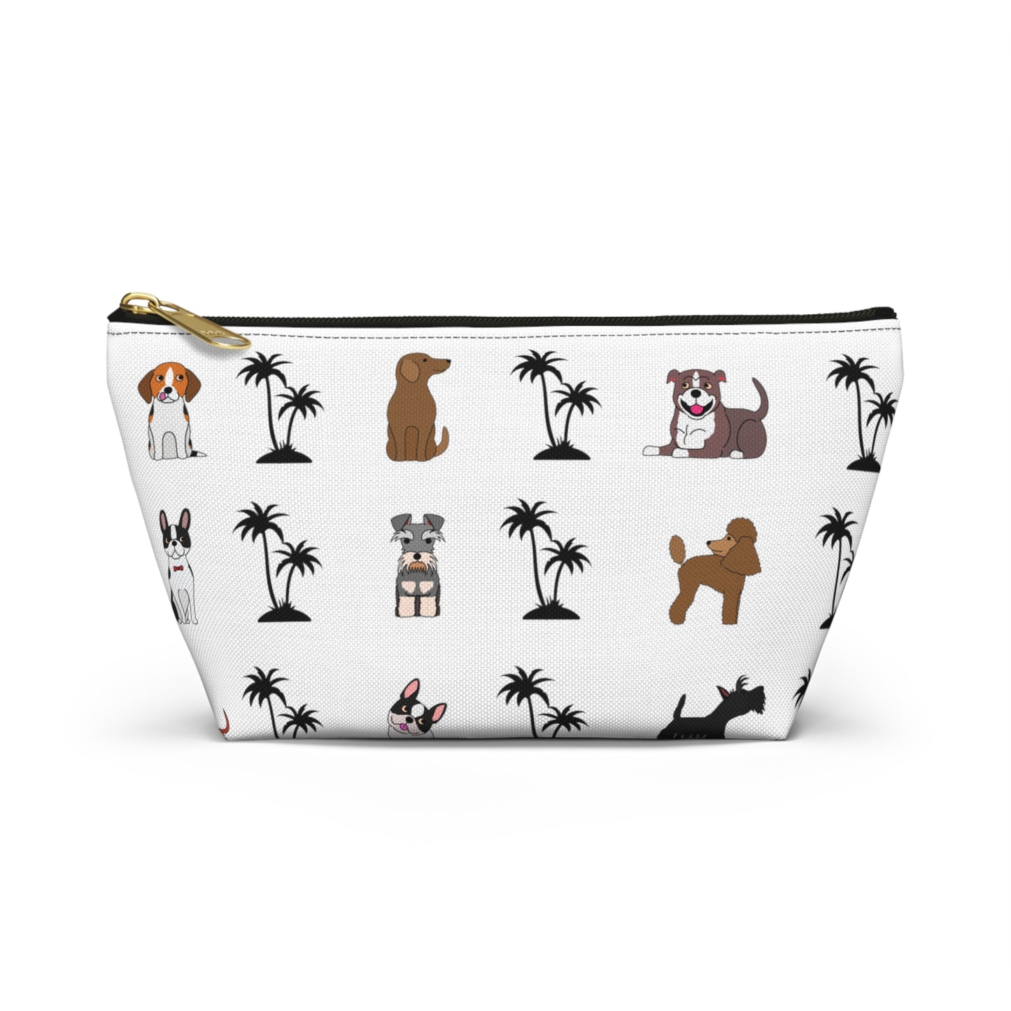 Dogs and Palms Accessory Pouch w T-bottom - Finleys Online