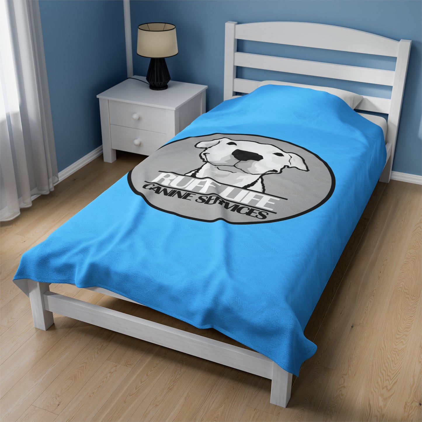 Ruff Life Blanket - Light Blue