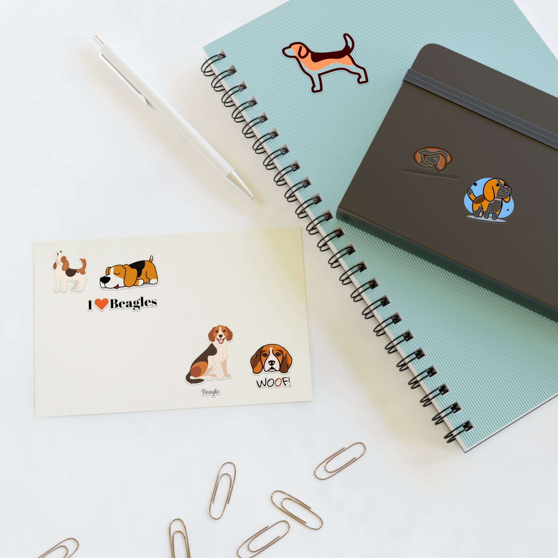 Beagle Sticker Sheets - Finleys Online