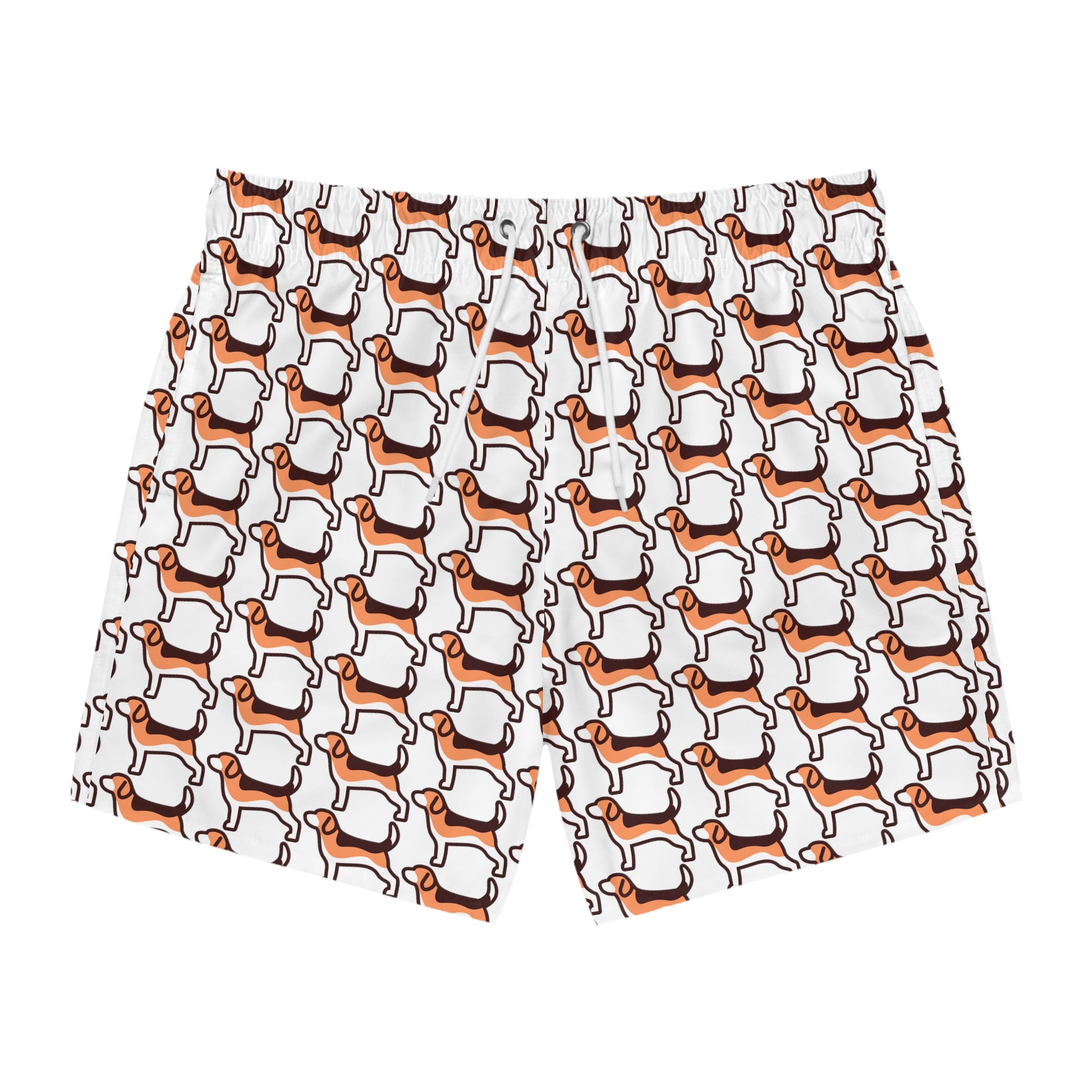 Modern Beagle Swim Trunks - White - Finleys Online