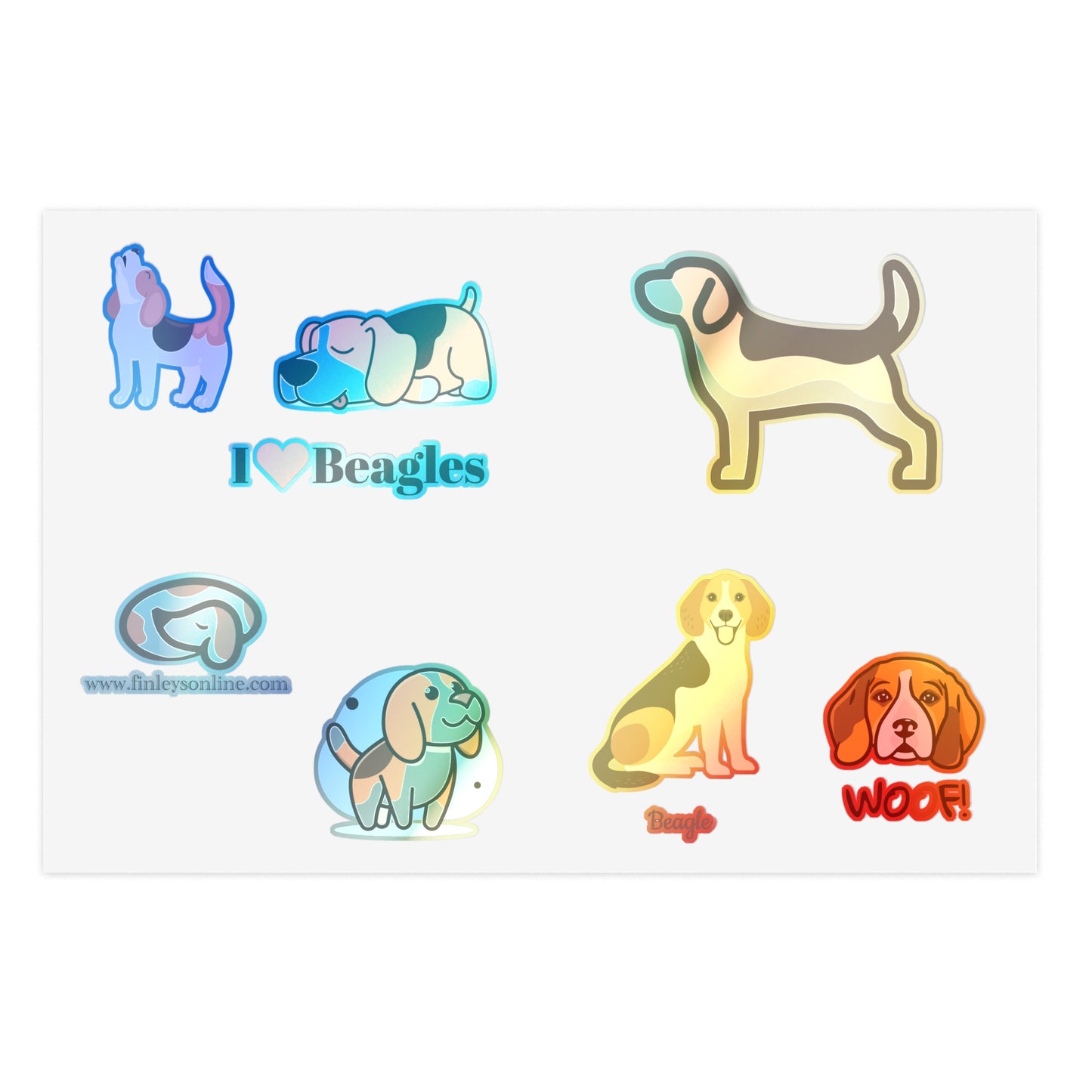 Beagle Sticker Sheets - Finleys Online