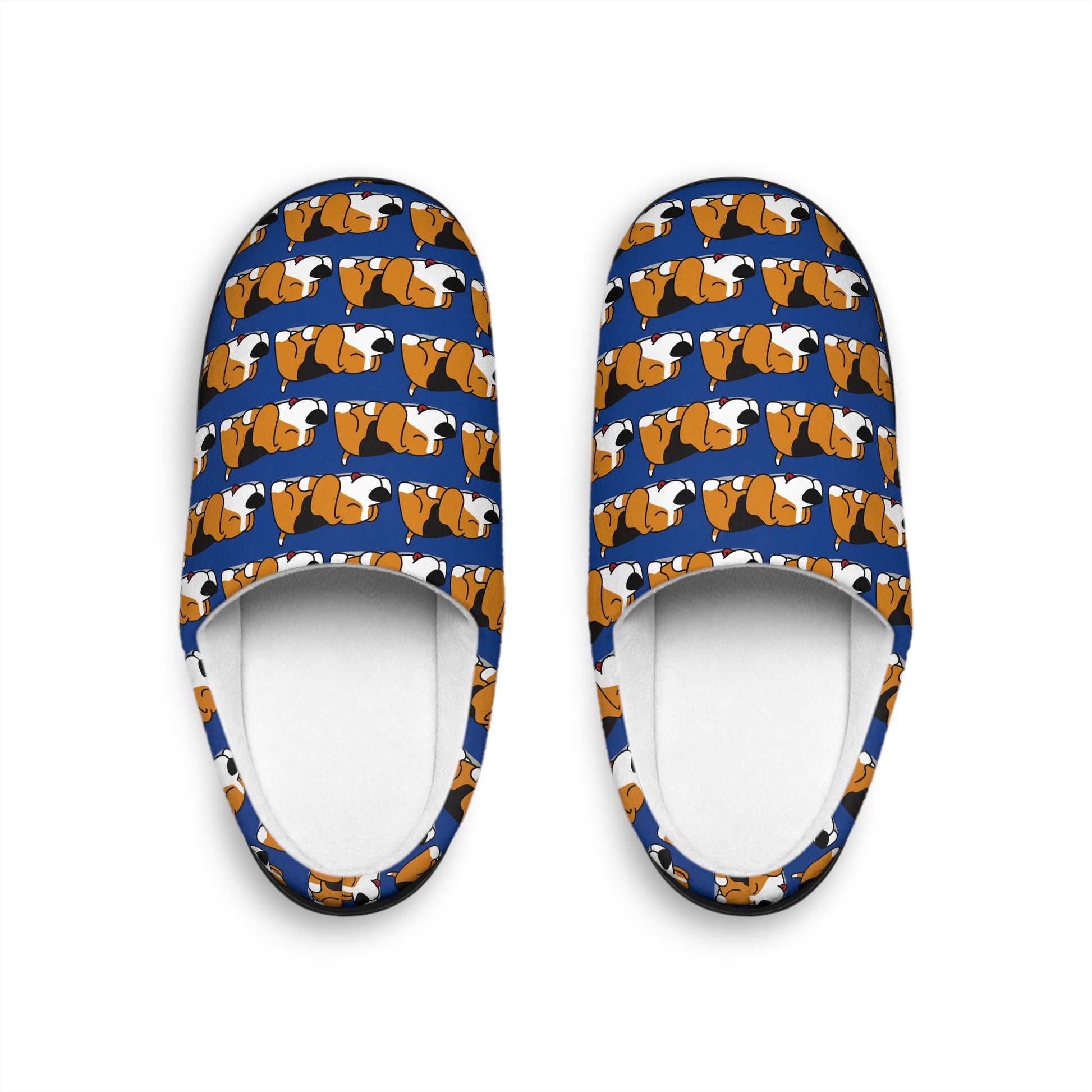 Lazy Beagle Men's Indoor Slippers - Navy Blue - Finleys Online