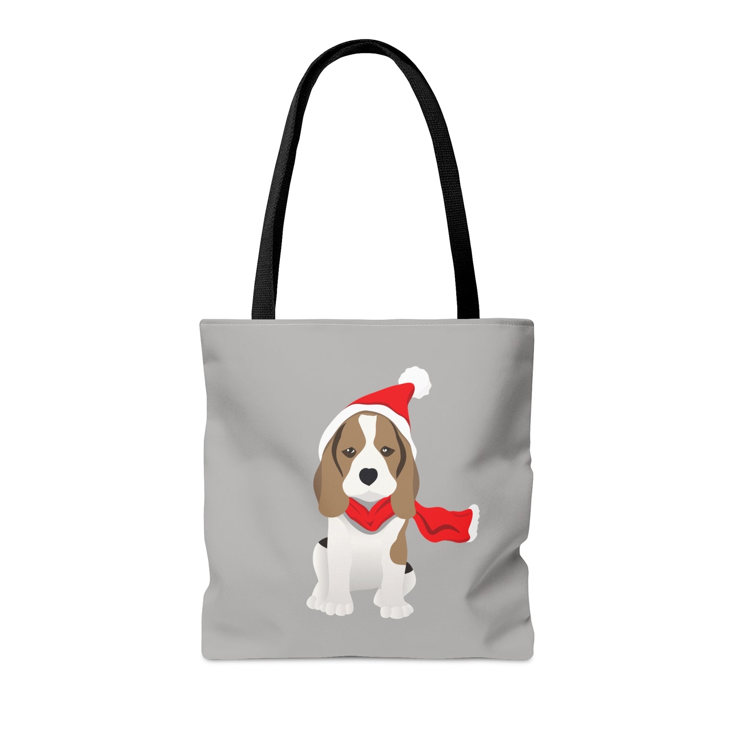 Holiday Beagle Tote - Light Grey - Finleys Online