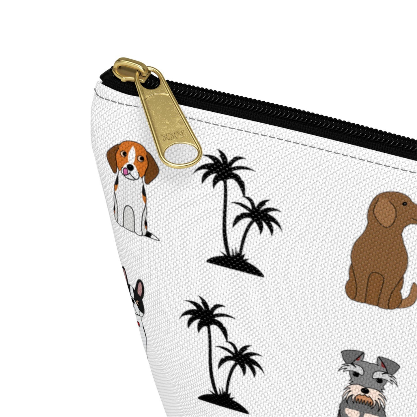 Dogs and Palms Accessory Pouch w T-bottom - Clearance - Finleys Online