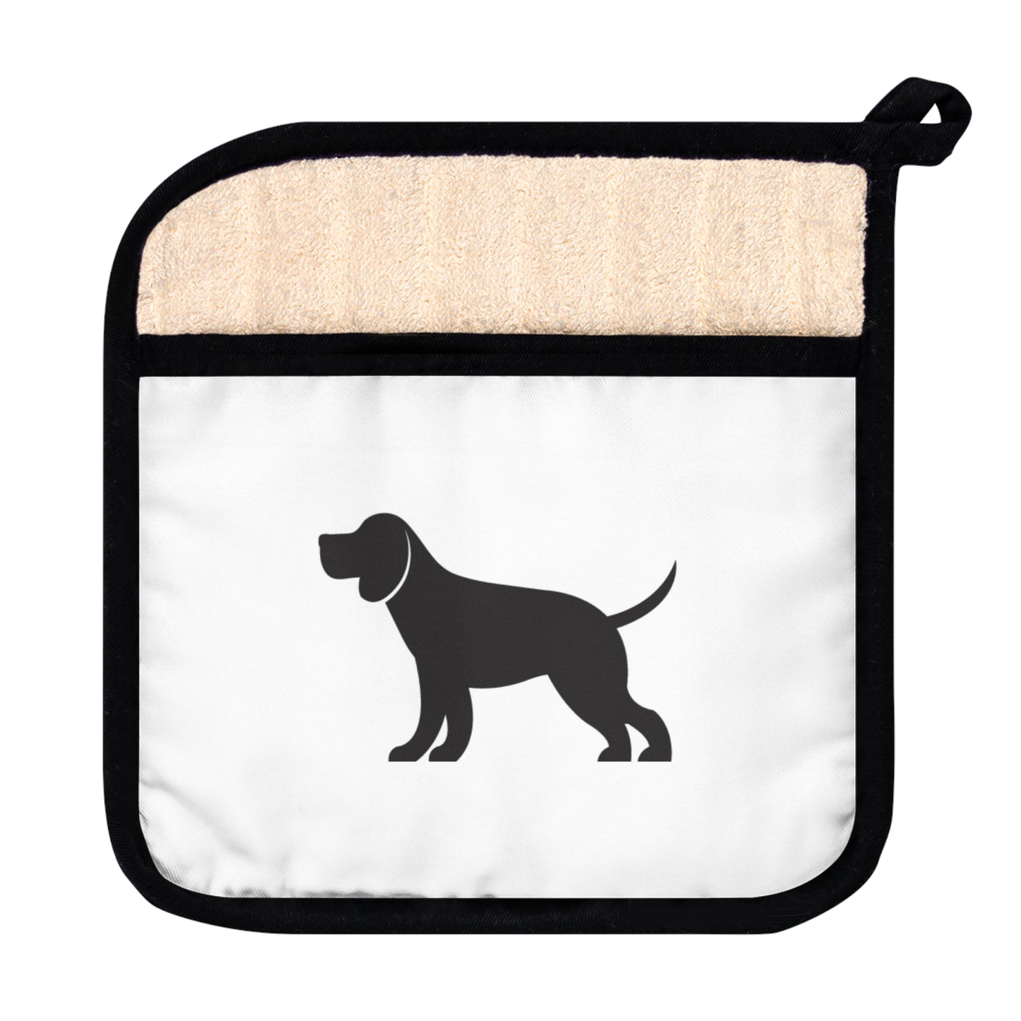 Beagle Pot Holder with Pocket