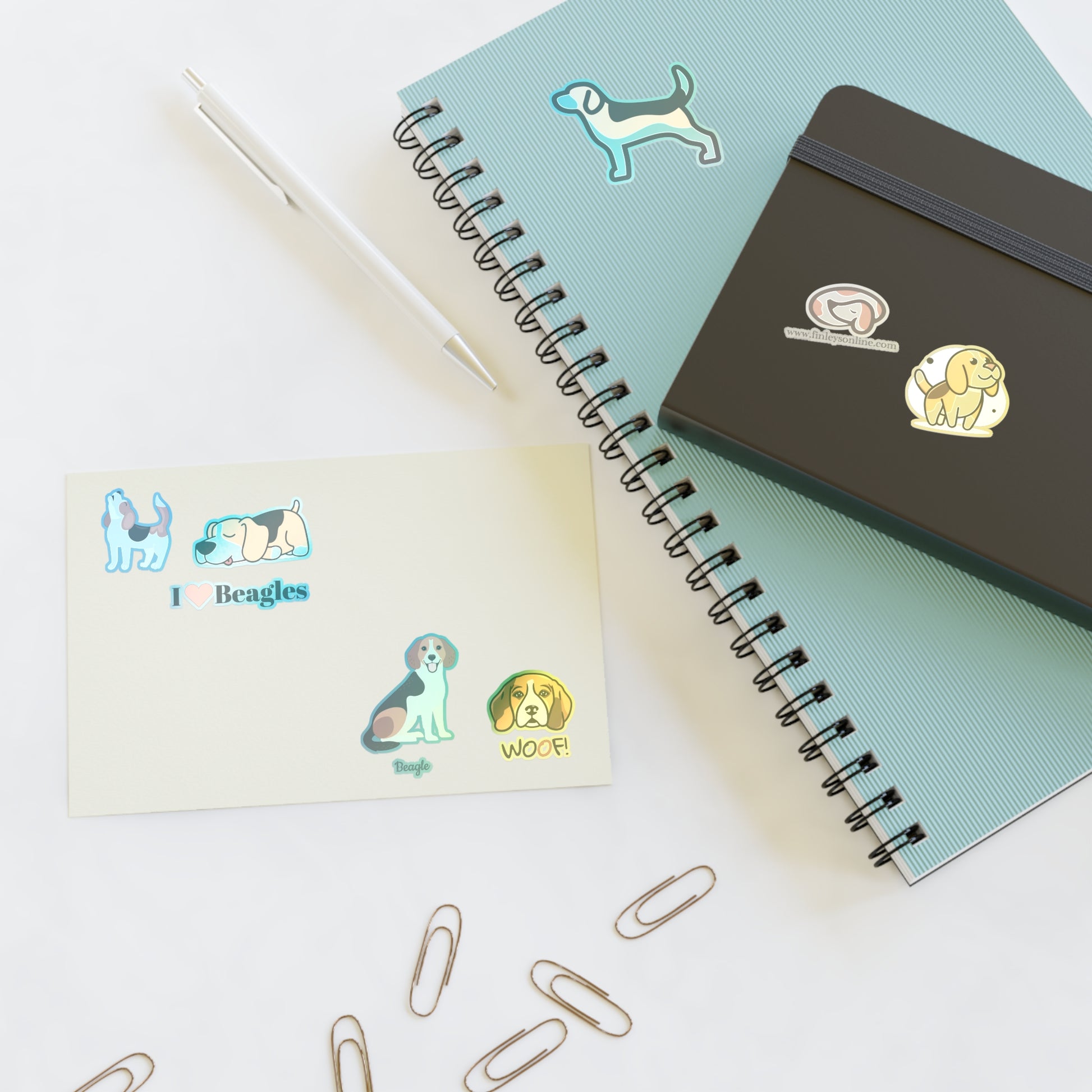 Beagle Sticker Sheets - Finleys Online