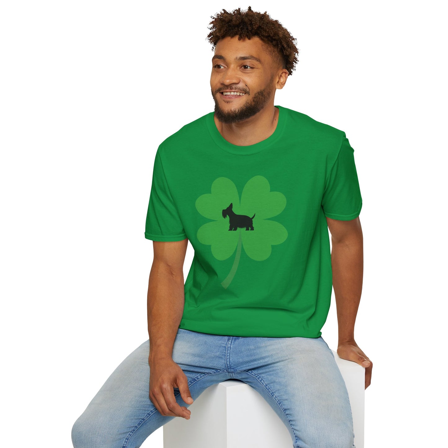 Lucky Scottie Unisex T-Shirt - Finleys Online