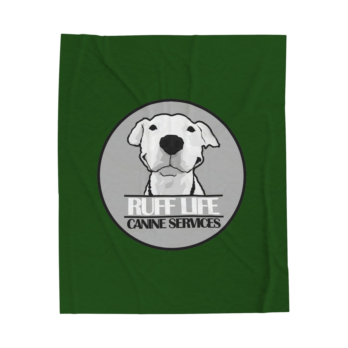 Ruff Life Blanket - Dark Green