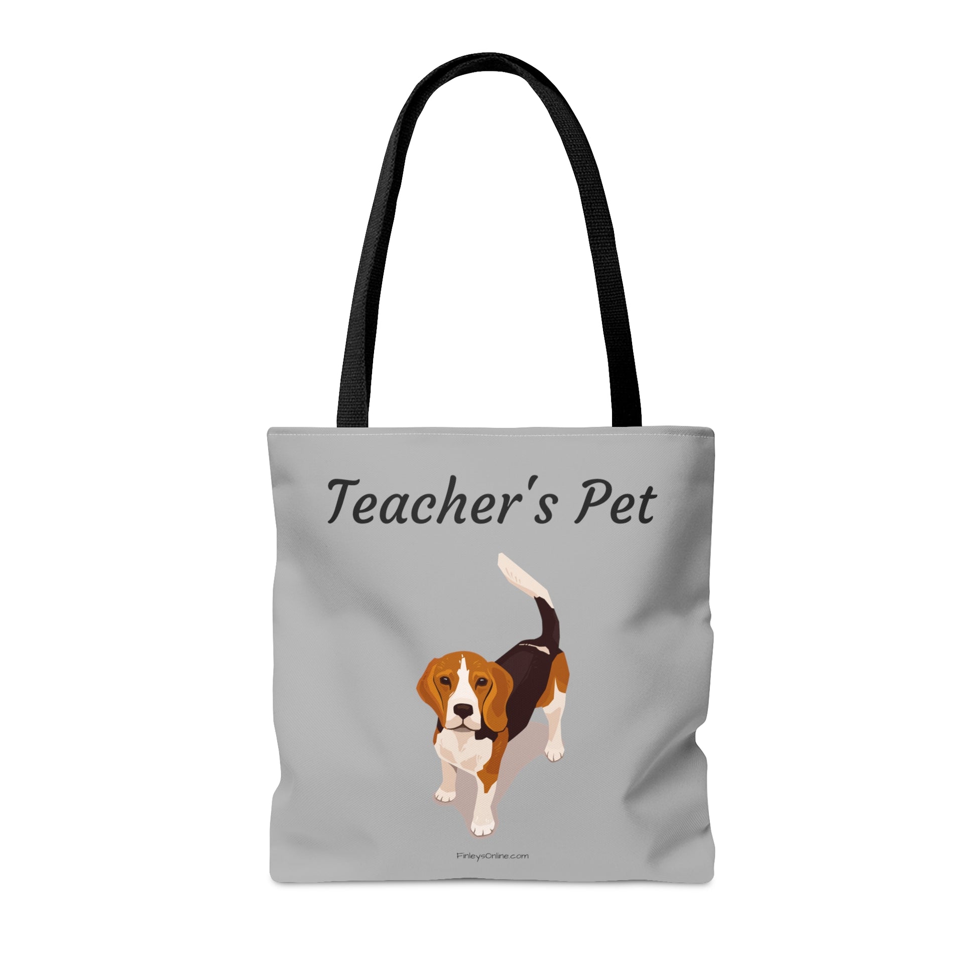 Teacher's Pet (Beagle) Tote - Gray - Finleys Online