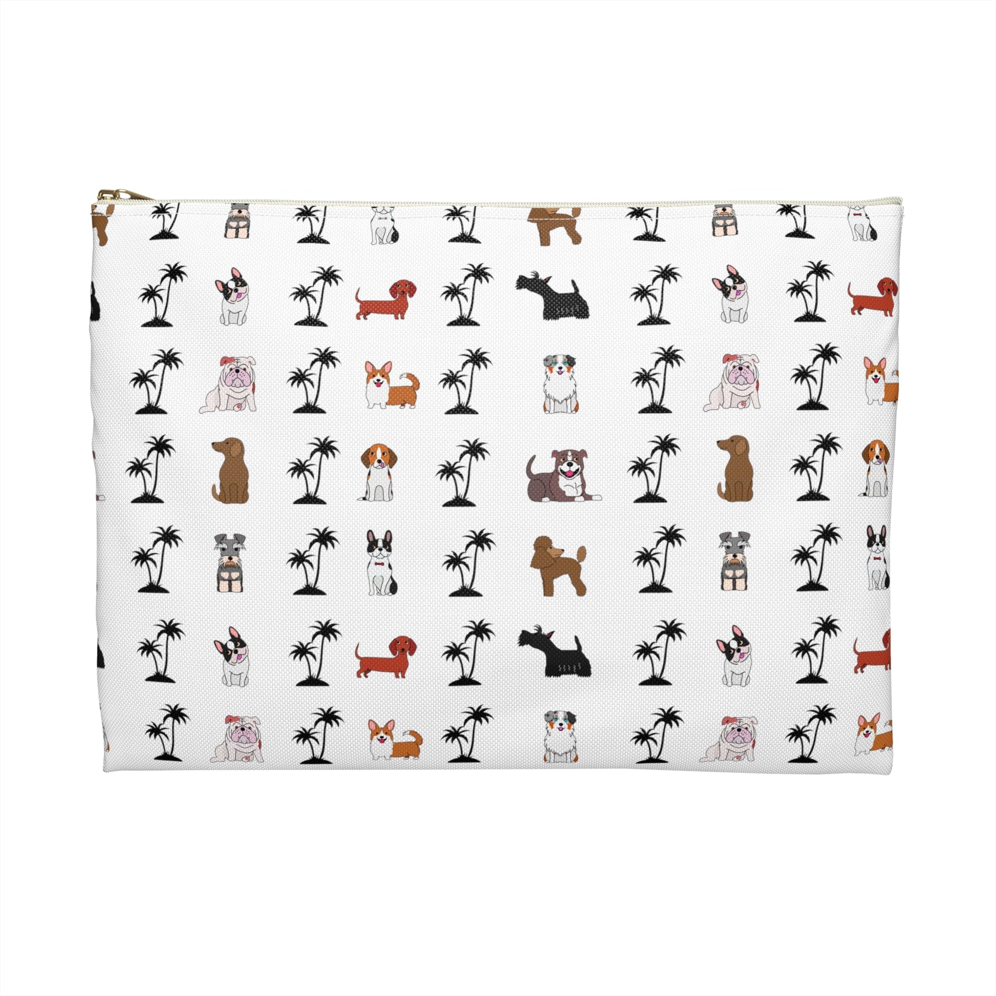 Dogs and Palms Accessory Pouch - Large - Clearance - Finleys Online