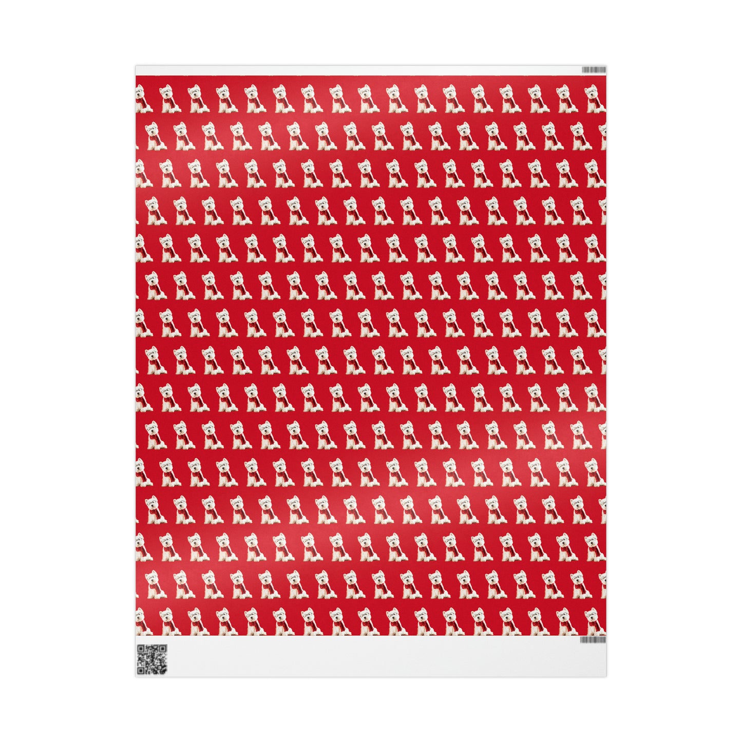 Westie Red Wrapping Paper - Finleys Online