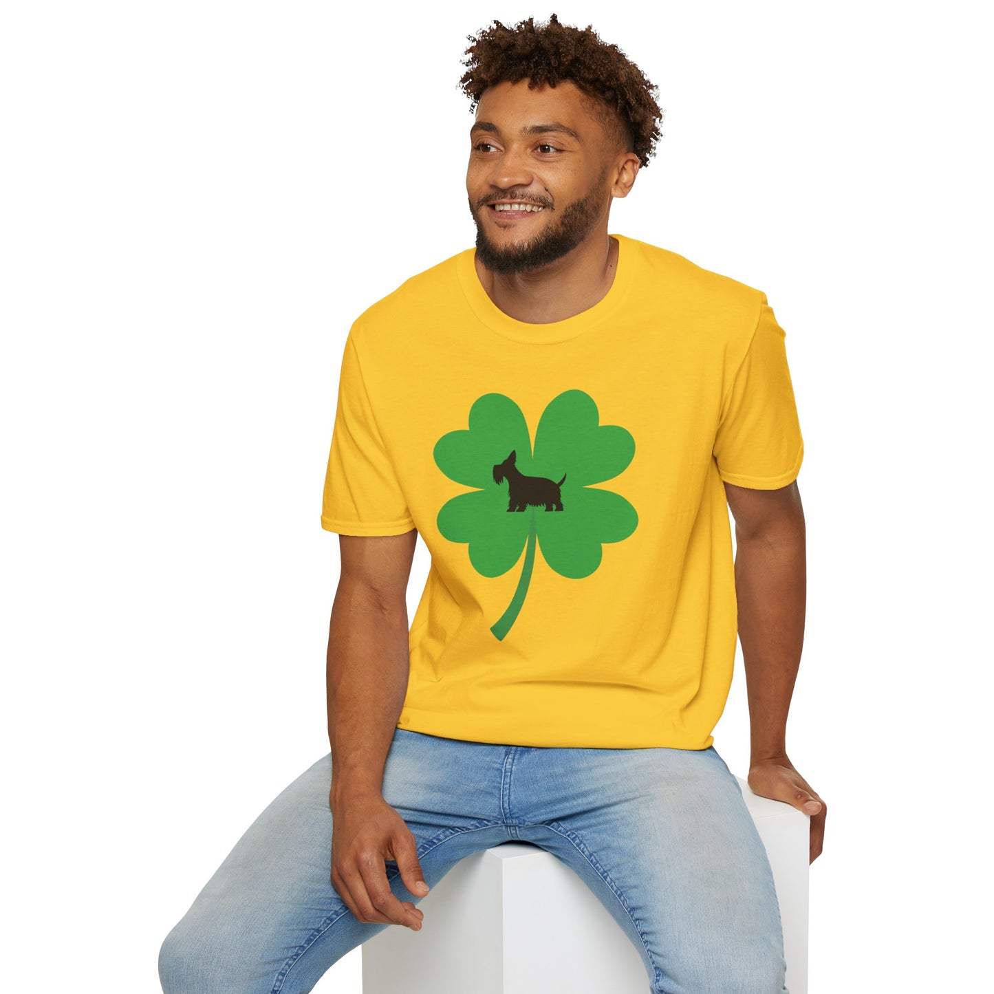 Lucky Scottie Unisex T-Shirt - Finleys Online