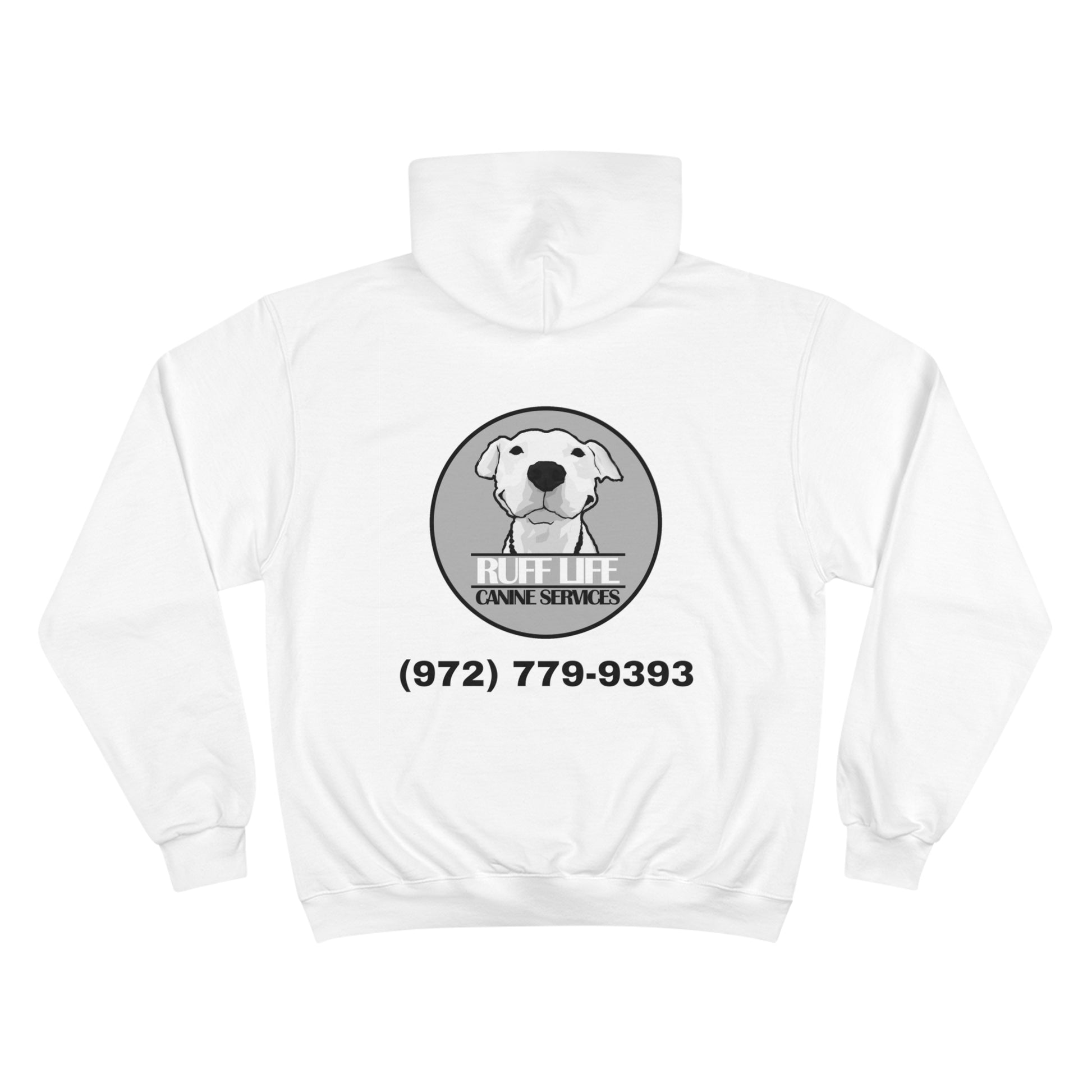 Ruff Life Canine Services Champion Hoodie - Logo 1 - Finleys Online