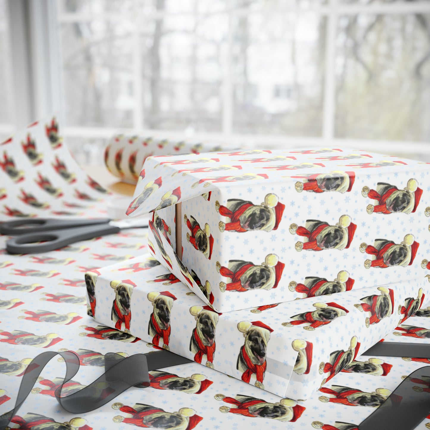 German Shepherd Holiday Gift Wrap - Finleys Online