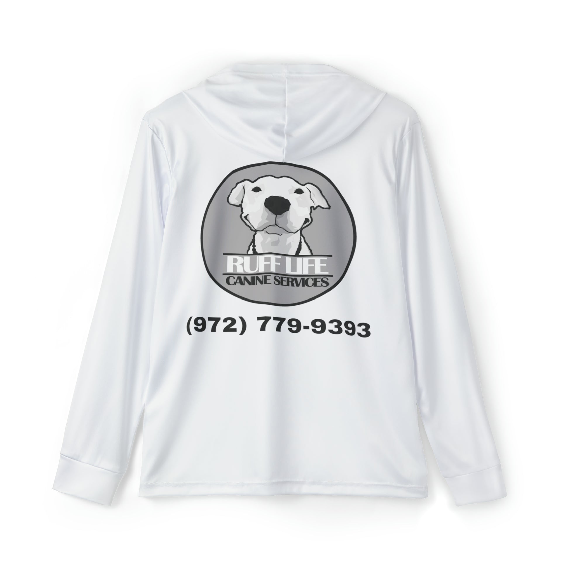 Ruff Life Canine Services - Logo 1 - Light Hoodie - Finleys Online