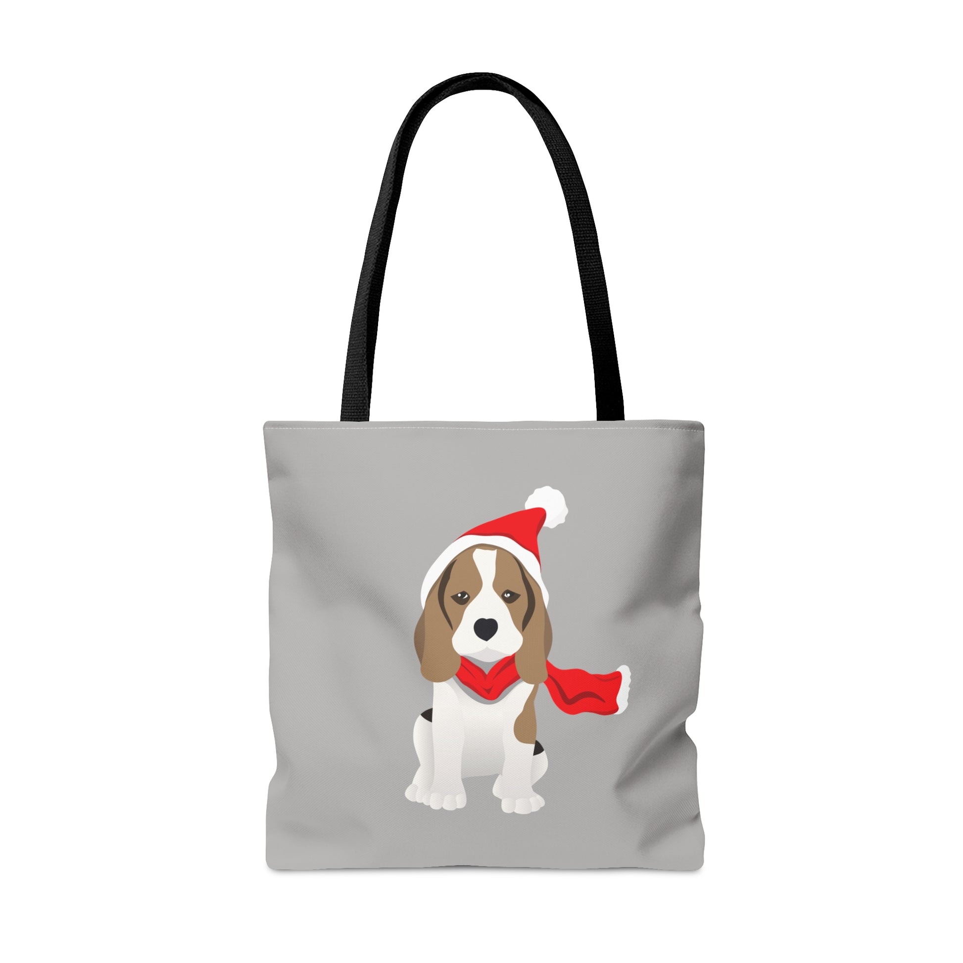 Holiday Beagle Tote - Light Grey - Finleys Online