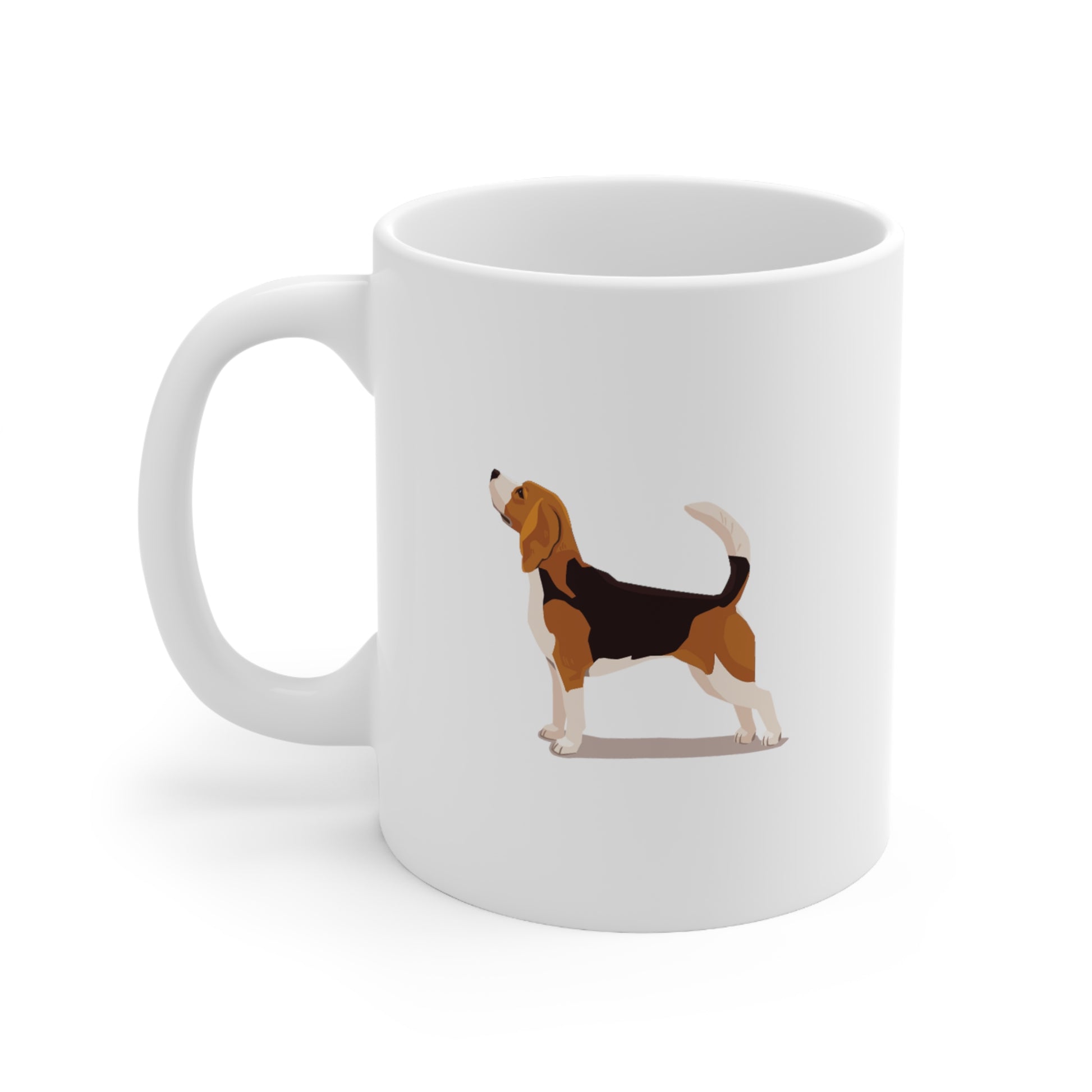 I Heart Beagles - Ceramic Mug 11oz - Standing Beagle - Finleys Online