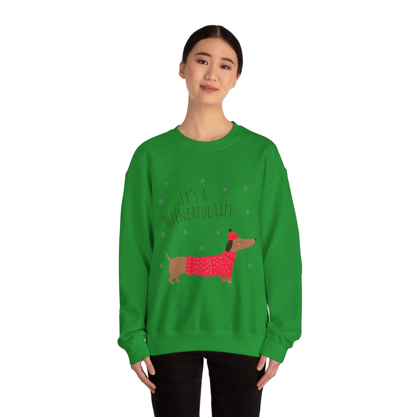 "It's a Wienerful Life" Heavy Blend™ Crewneck Sweatshirt
