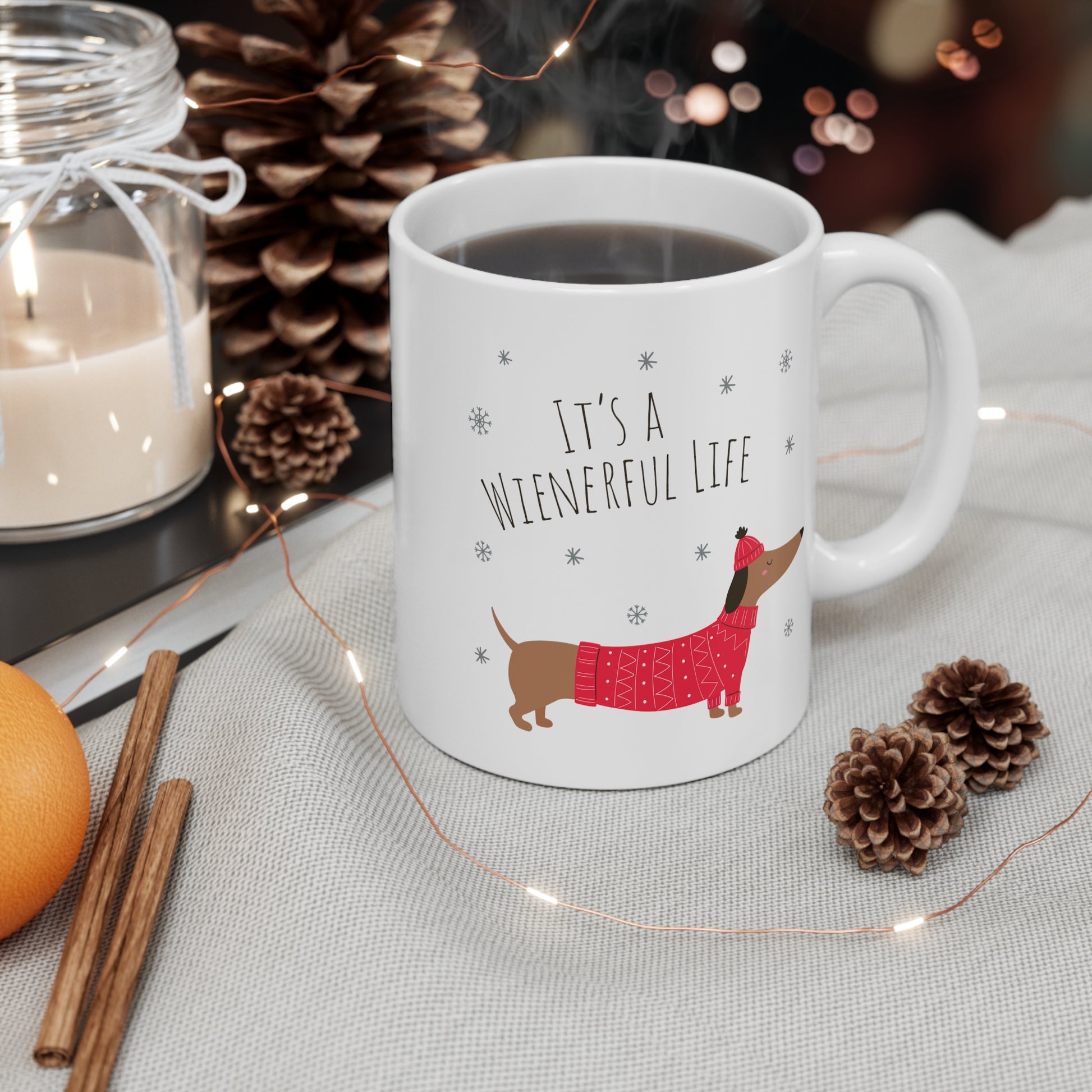 It's a Wienerful Life Mug 11oz - Finleys Online