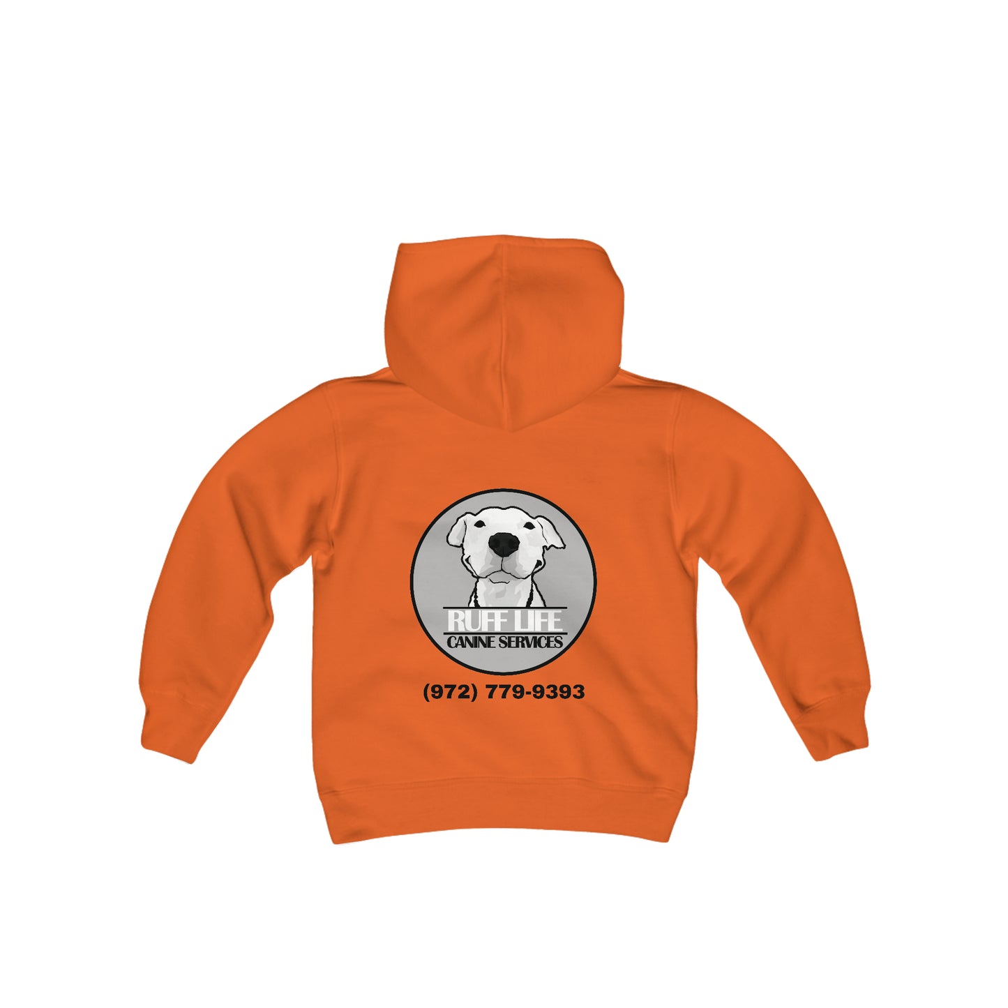 Ruff Life Canine Service - Logo 1 - Youth Sweatshirt - Finleys Online