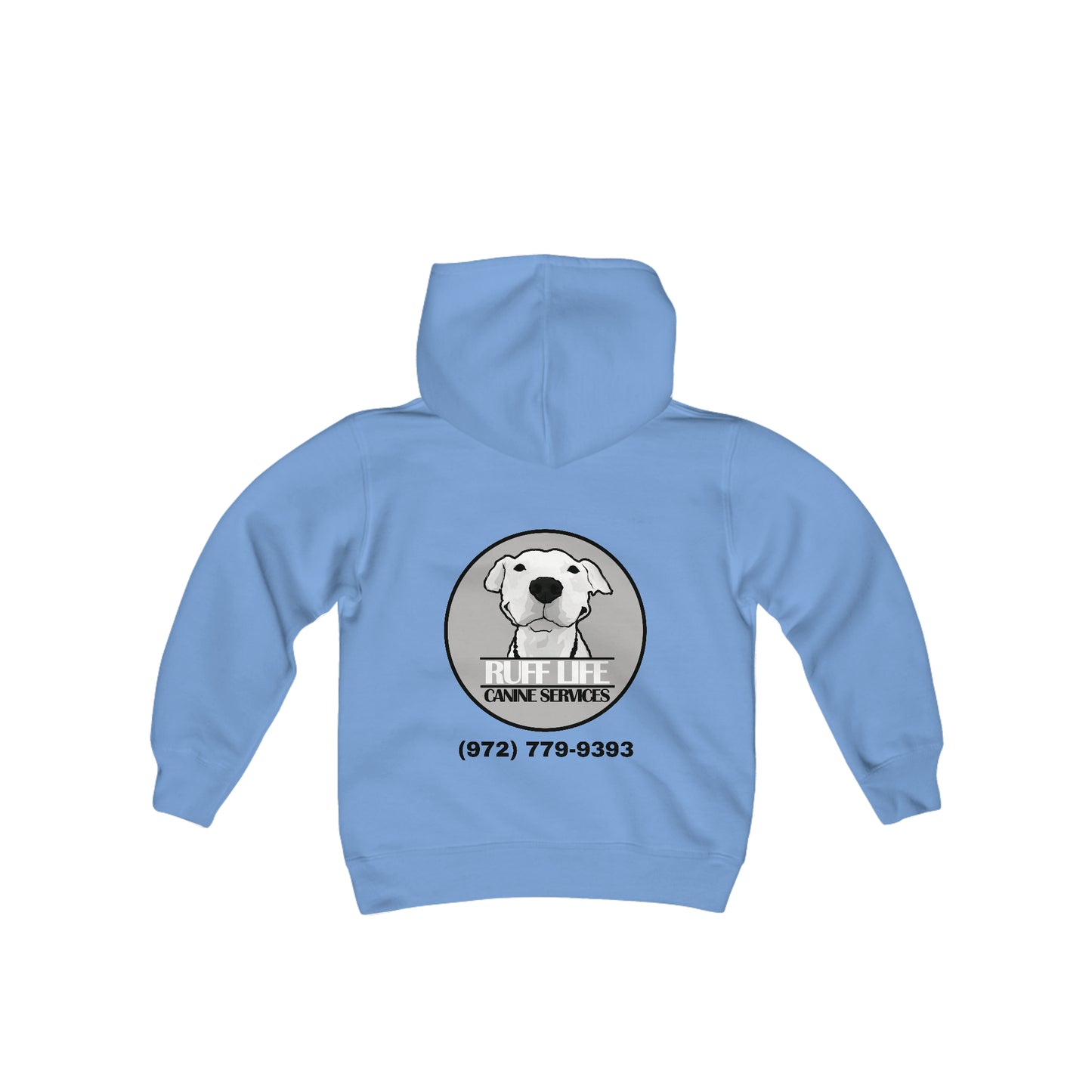 Ruff Life Canine Service - Logo 1 - Youth Sweatshirt - Finleys Online