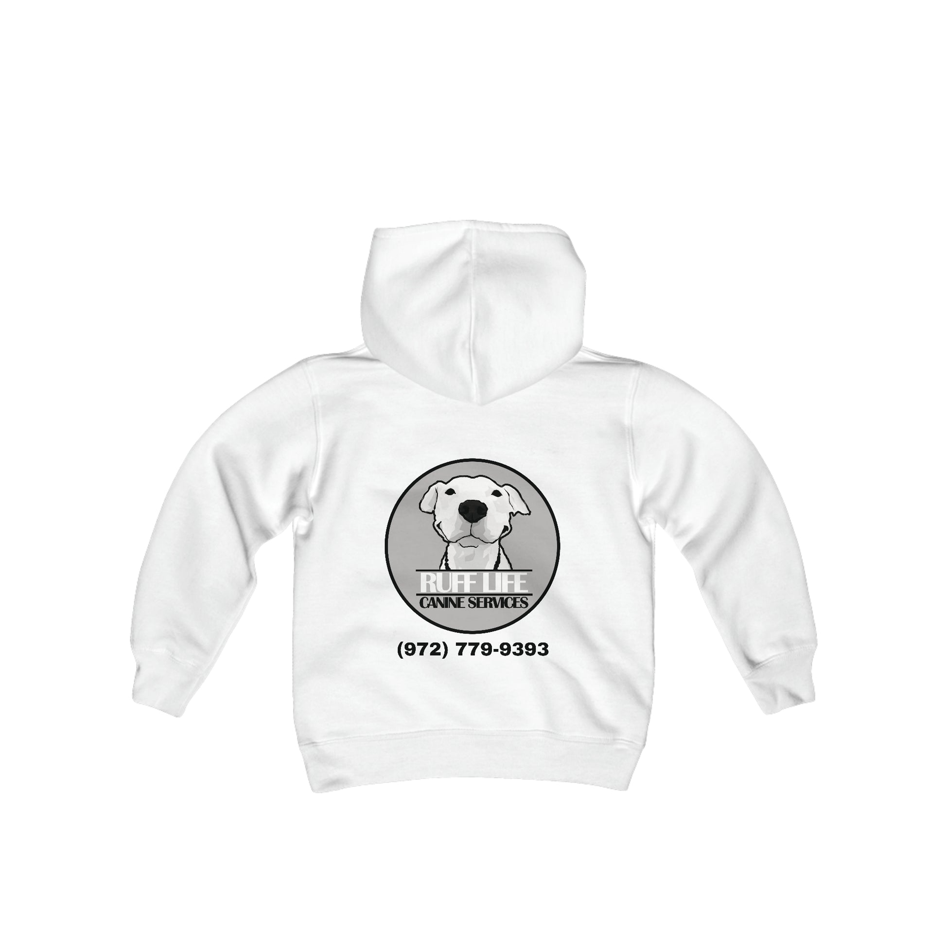 Ruff Life Canine Service - Logo 1 - Youth Sweatshirt - Finleys Online