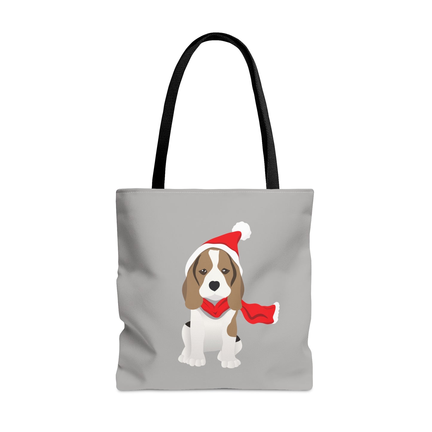 Holiday Beagle Tote - Light Grey - Finleys Online