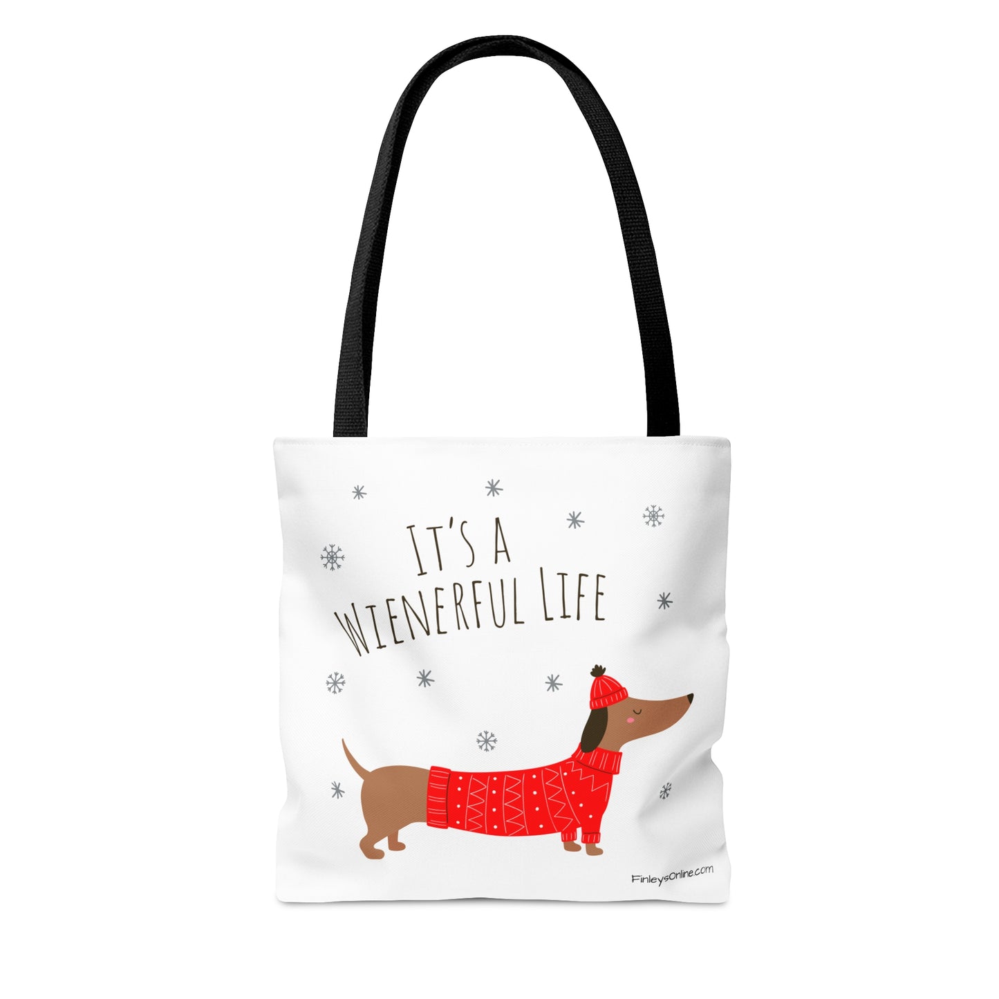 It's a Wienerful Life Dachshund Tote Bag