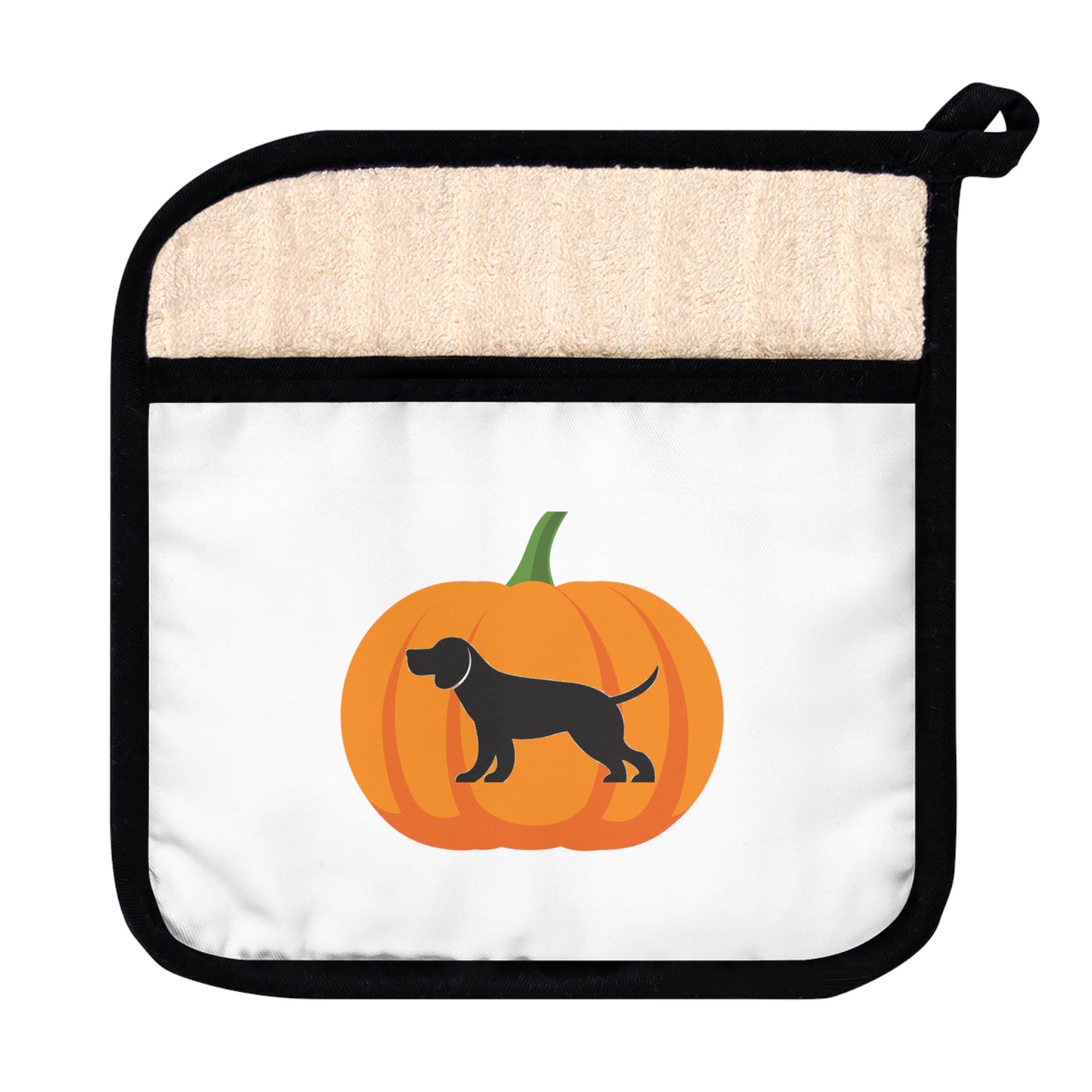 Fall Beagle Pot Holder with Pocket