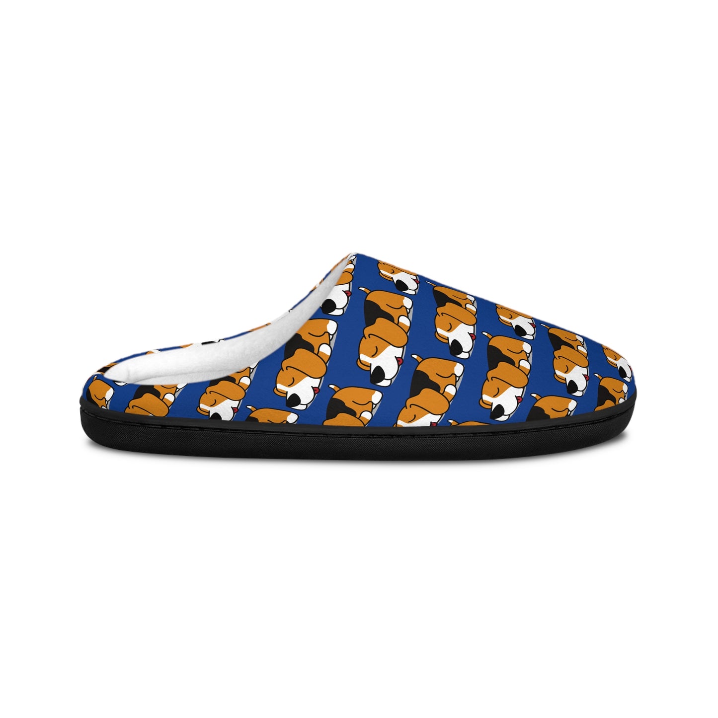 Lazy Beagle Men's Indoor Slippers - Navy Blue - Finleys Online