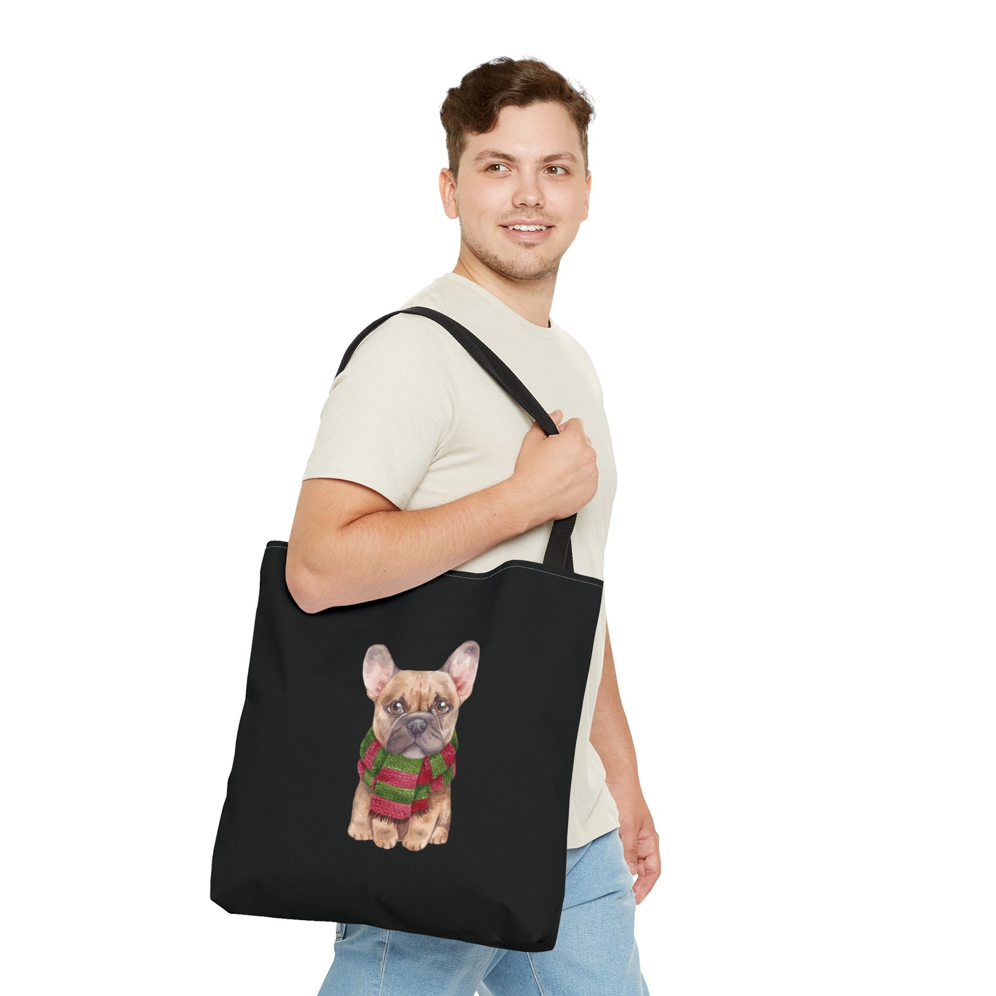 Winter Frenchie Tote - Black - Finleys Online