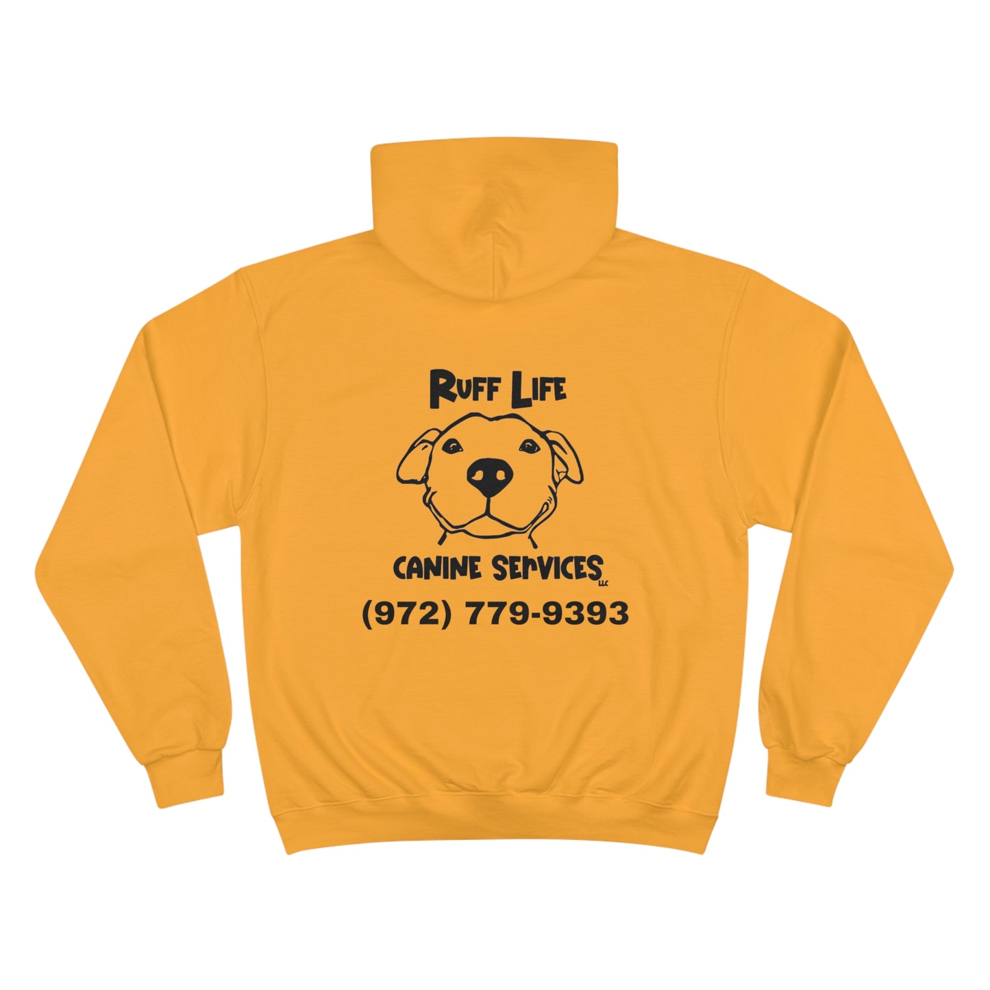 Ruff Life Canine Services Champion Hoodie - Logo 2 - Finleys Online