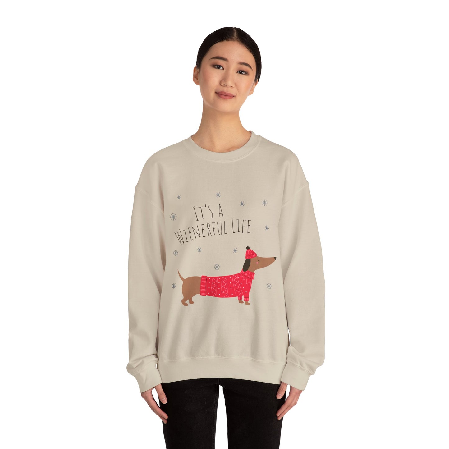 "It's a Wienerful Life" Heavy Blend™ Crewneck Sweatshirt