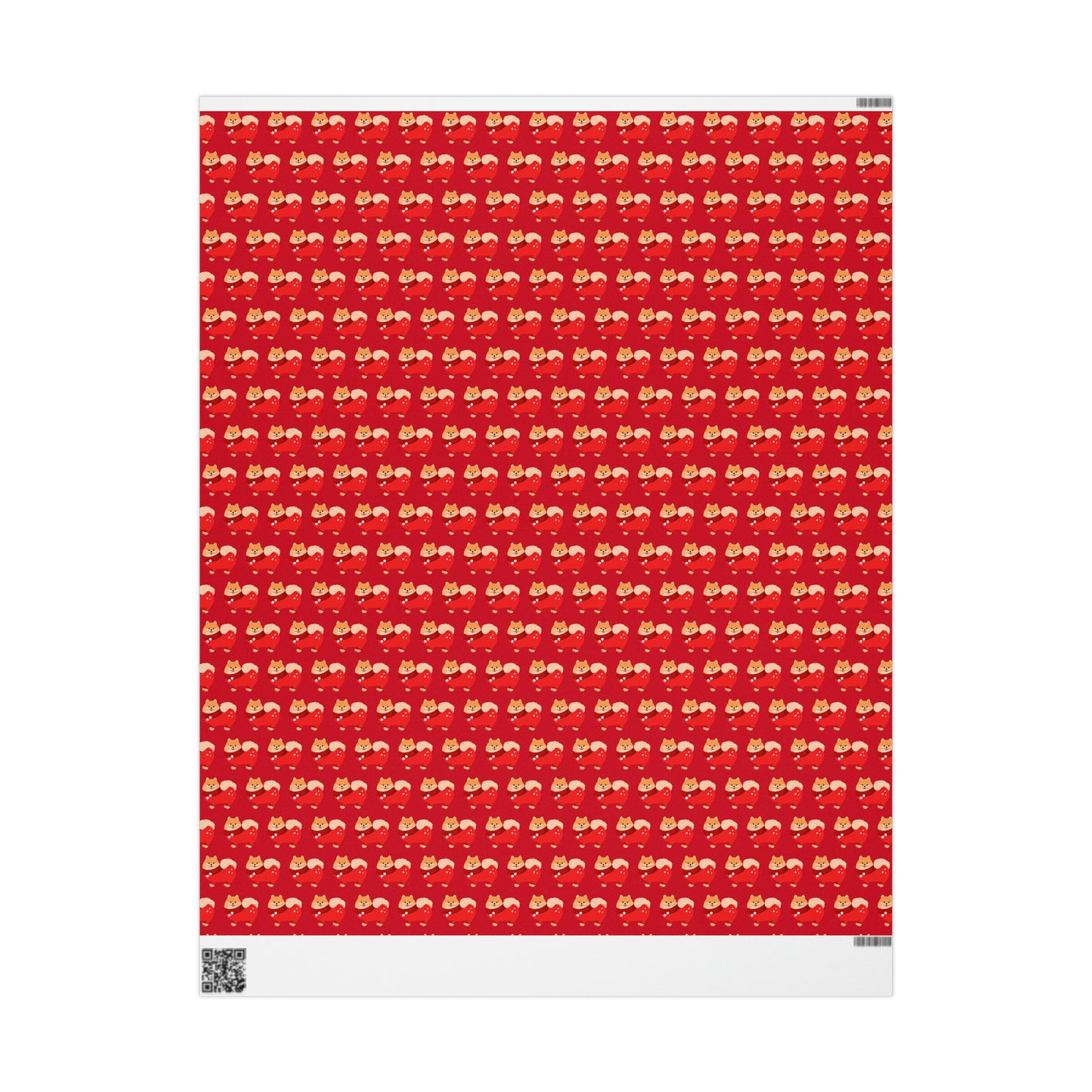 Pomeranian Red Wrapping Paper - Finleys Online