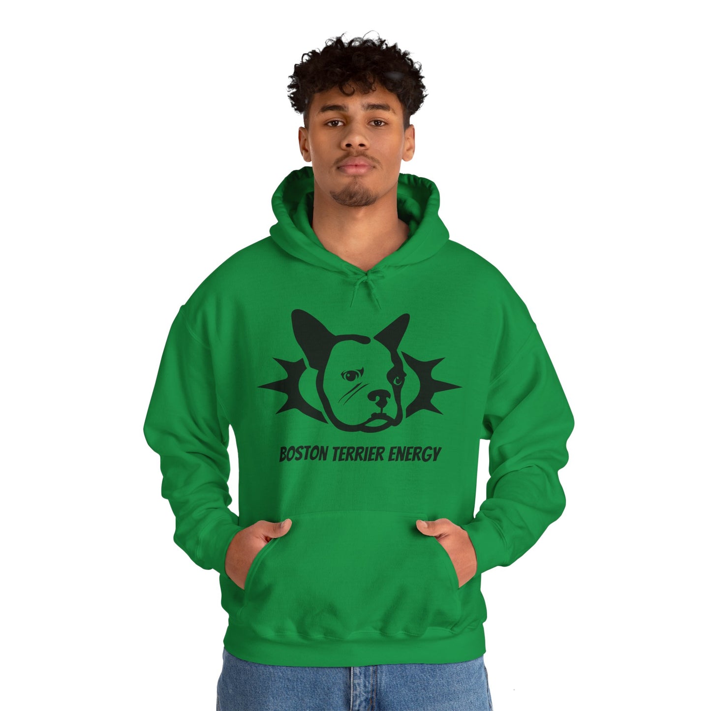 Boston Terrier Energy - Unisex Heavy Blend™ Hooded Sweatshirt - Finleys Online