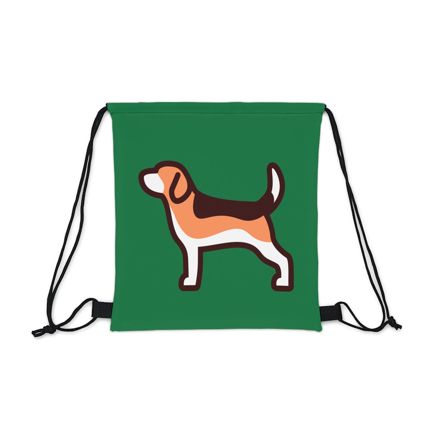 Modern Beagle Outdoor Drawstring Bag - Green - Finleys Online