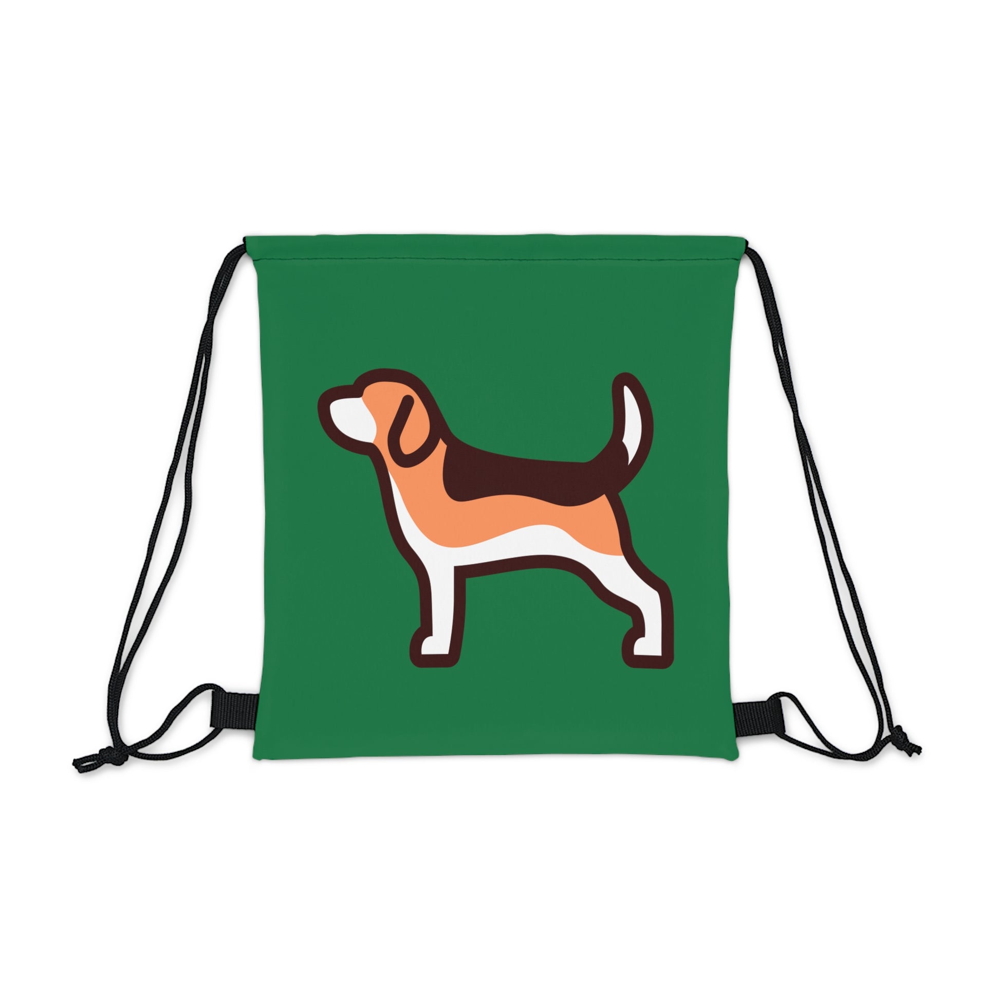 Modern Beagle Outdoor Drawstring Bag - Green - Finleys Online