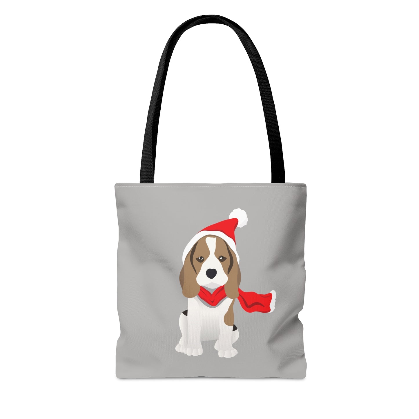 Holiday Beagle Tote - Light Grey - Finleys Online