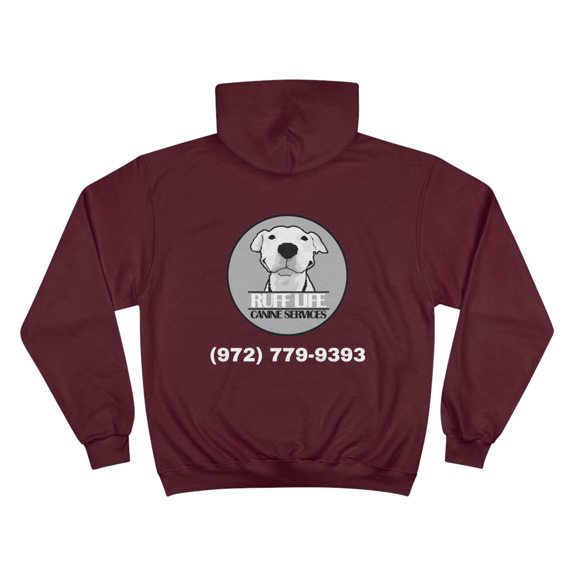 Ruff Life Canine Services Champion Hoodie - Logo 1 - Finleys Online