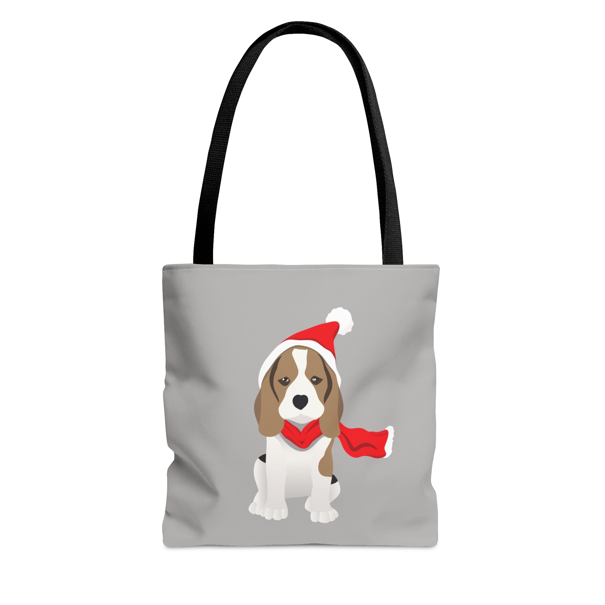 Holiday Beagle Tote - Light Grey - Finleys Online