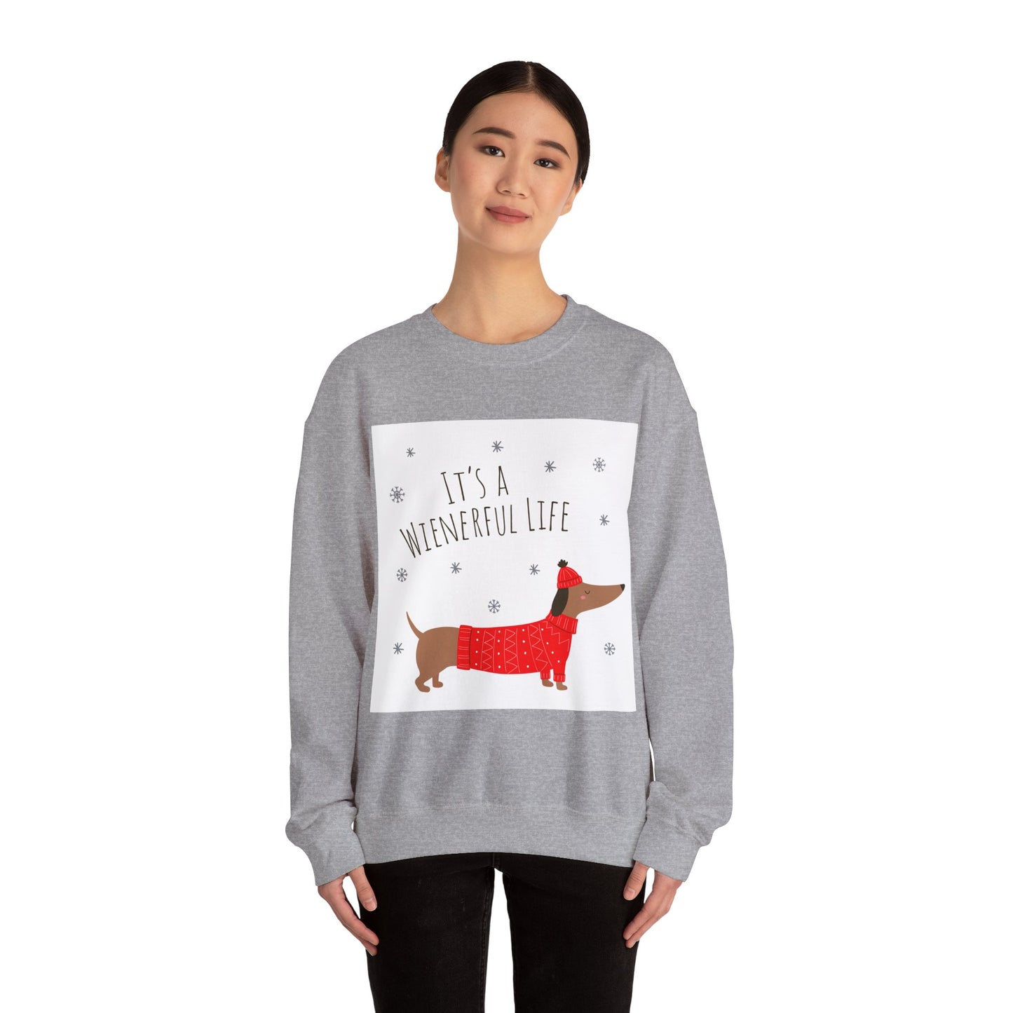 "It's a Wienerful Life" Heavy Blend™ Crewneck Sweatshirt