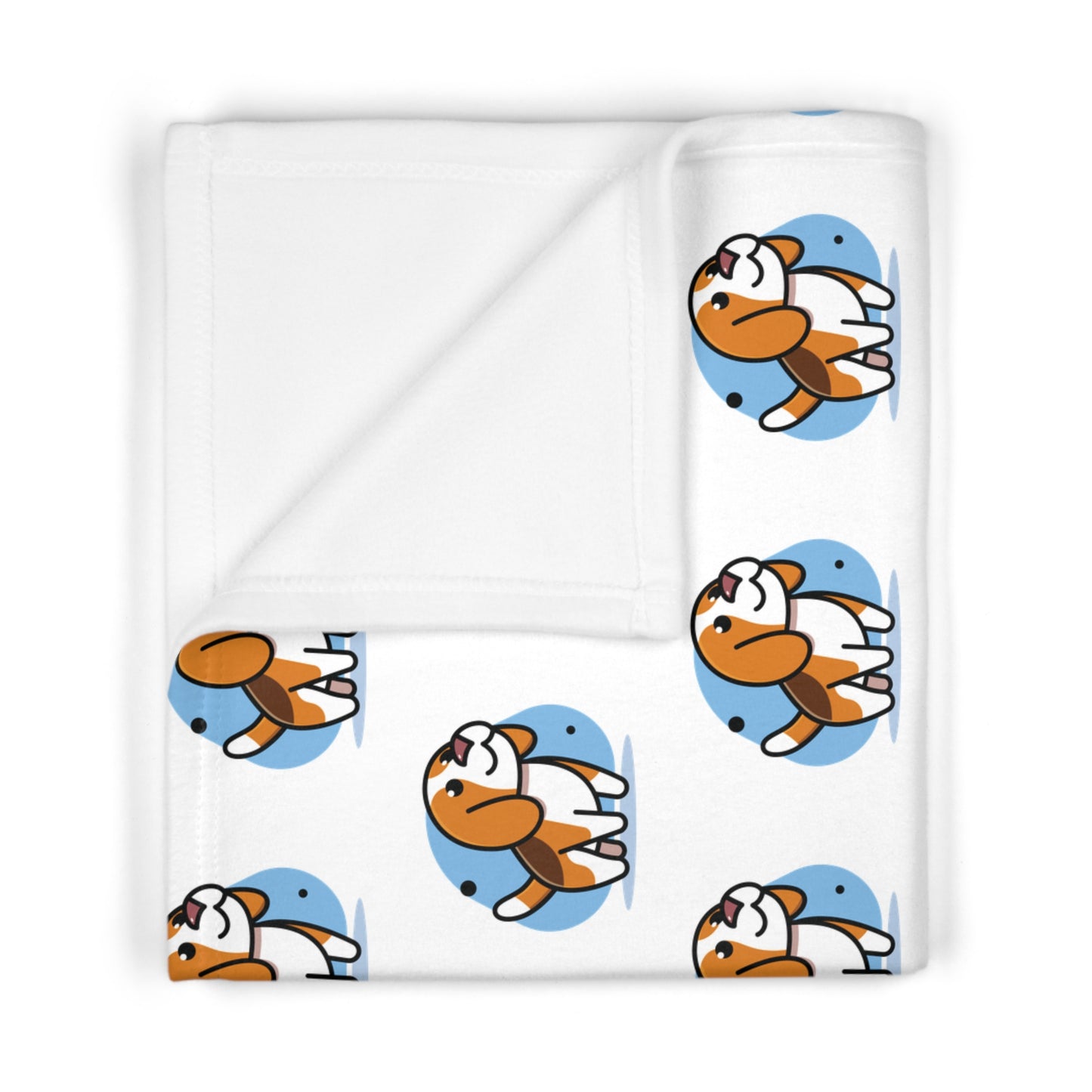 Beagle Bubble Soft Fleece Baby Blanket