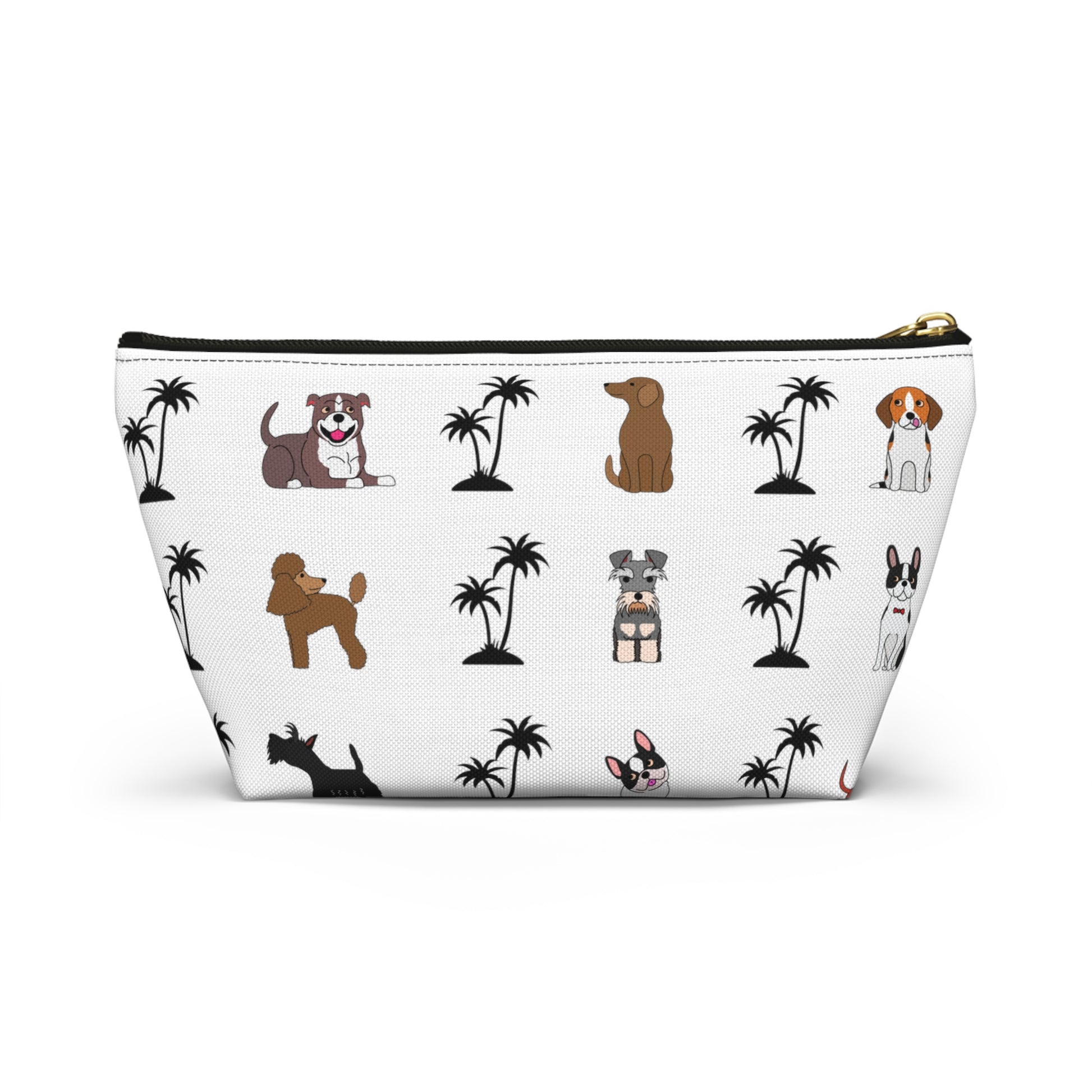 Dogs and Palms Accessory Pouch w T-bottom - Finleys Online