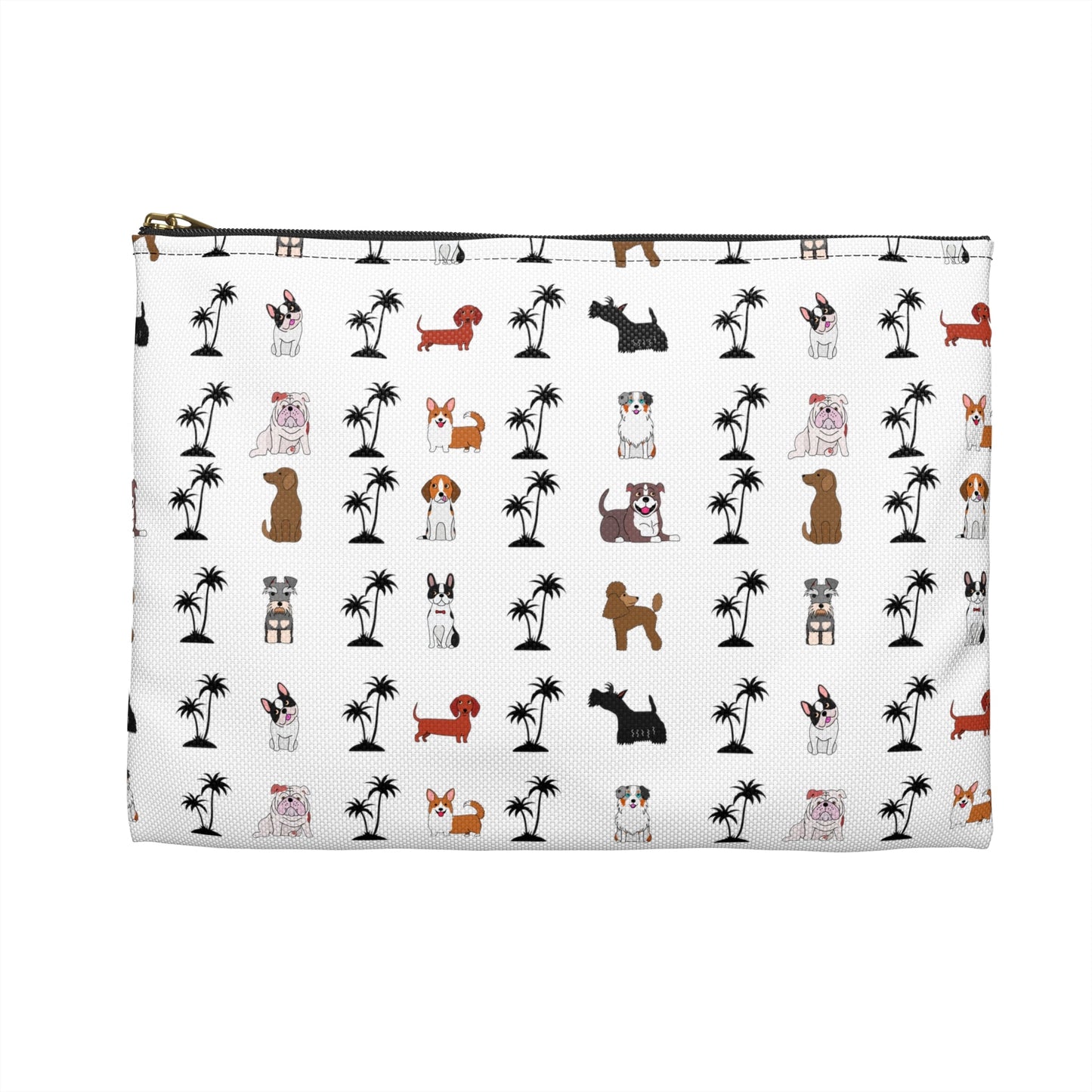 Dogs and Palms Accessory Pouch - Large - Clearance - Finleys Online