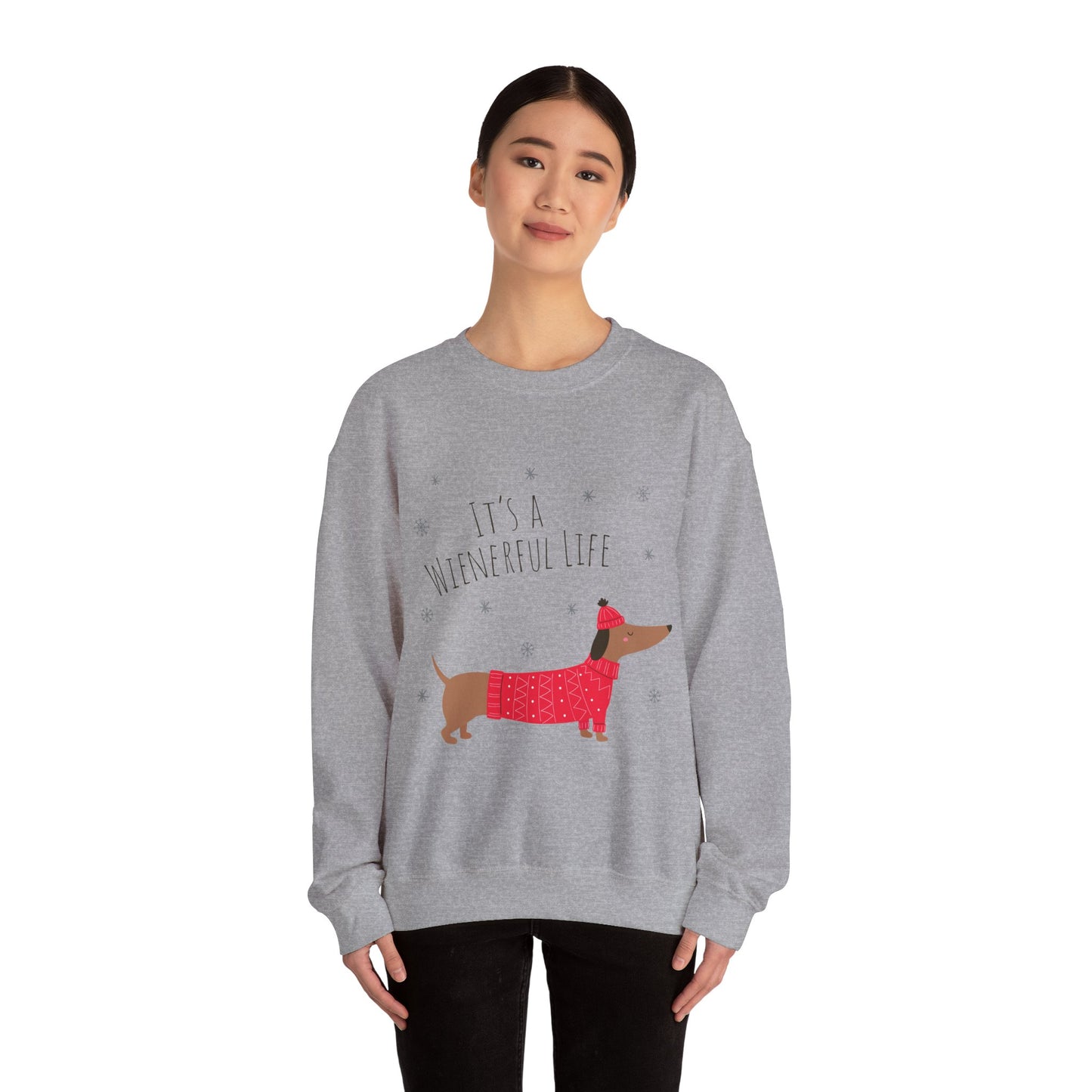 "It's a Wienerful Life" Heavy Blend™ Crewneck Sweatshirt