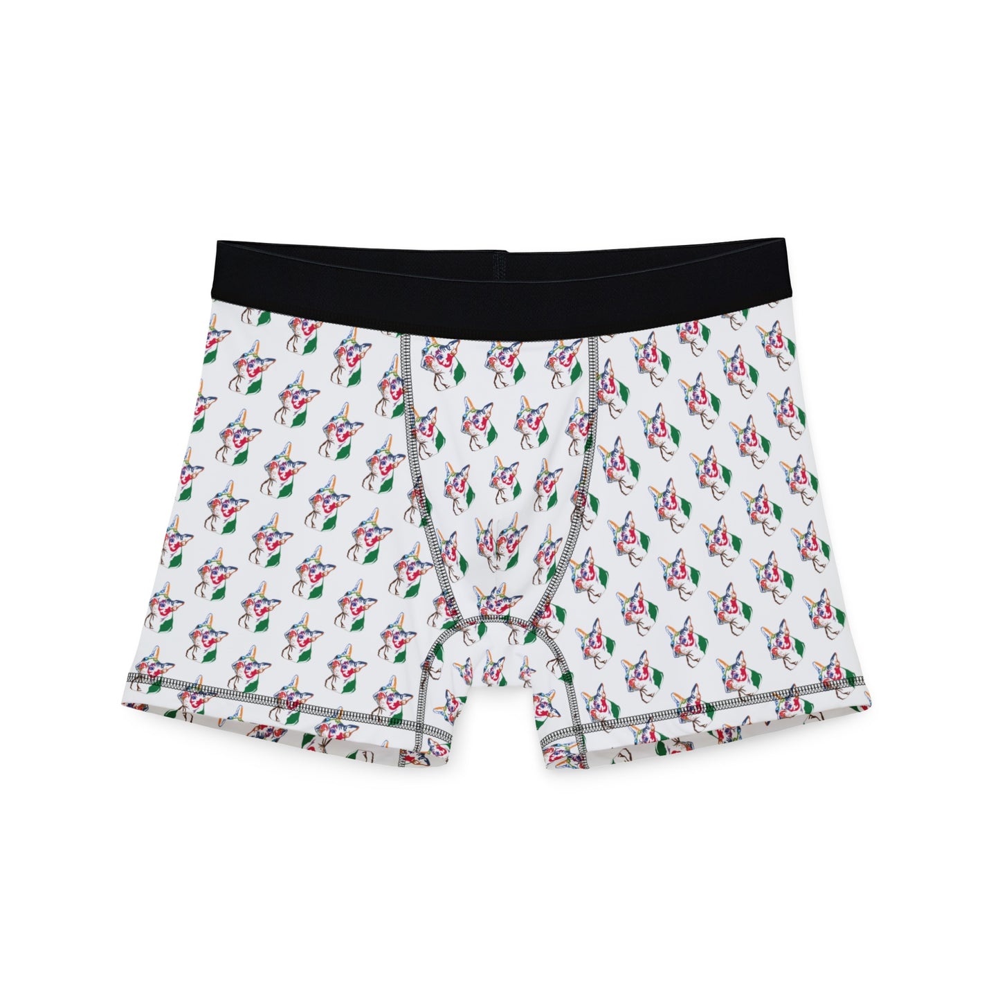 Boston Terrier Boxer Briefs - Men's